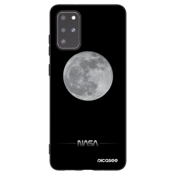 Picasee silikónový čierny obal pre Samsung Galaxy S20+ G985F - Moon Minimal