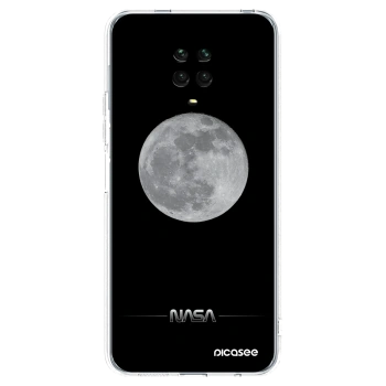Picasee silikónový prehľadný obal pre Xiaomi Redmi Note 9S - Moon Minimal