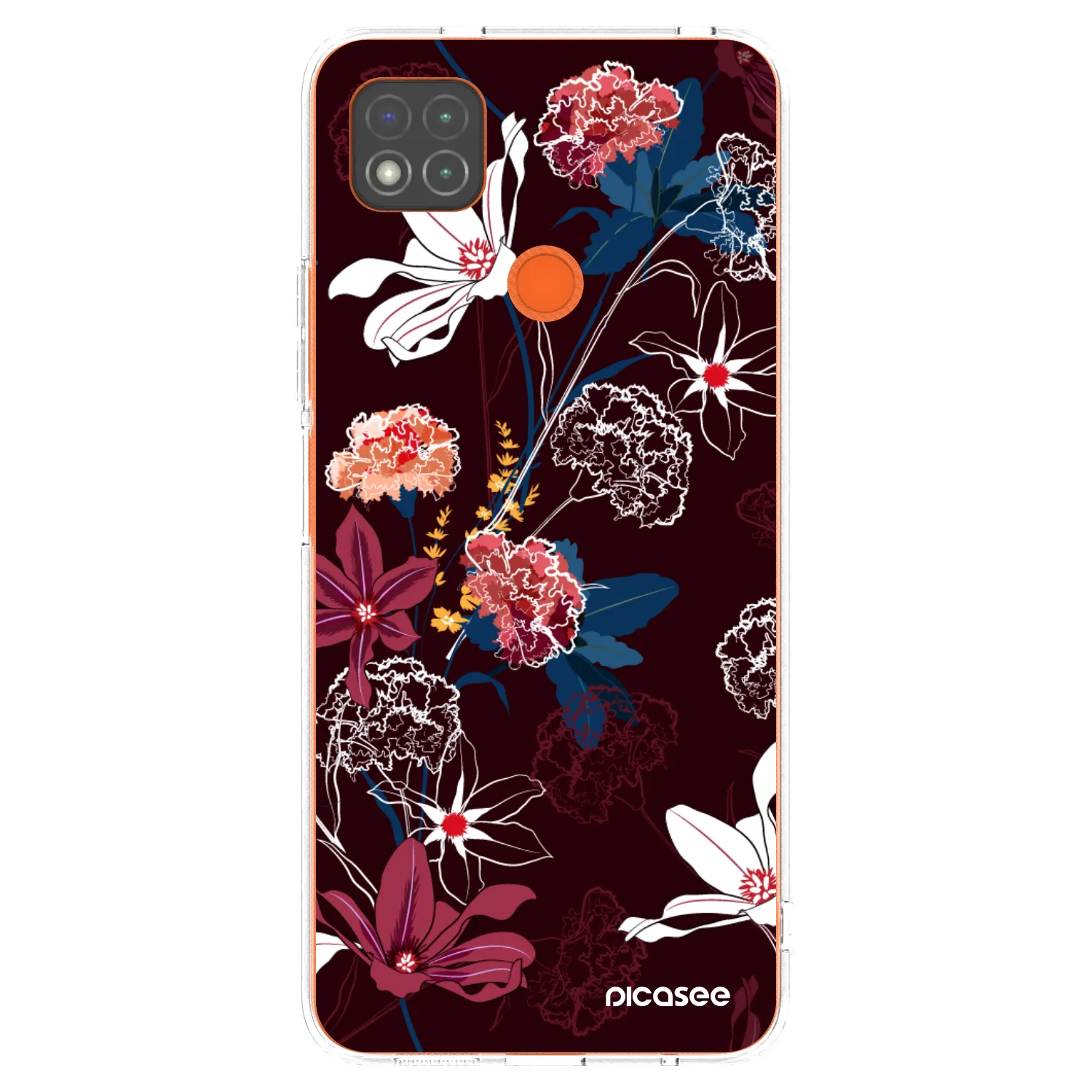 Picasee silikónový prehľadný obal pre Xiaomi Redmi 9C - Dark Meadow