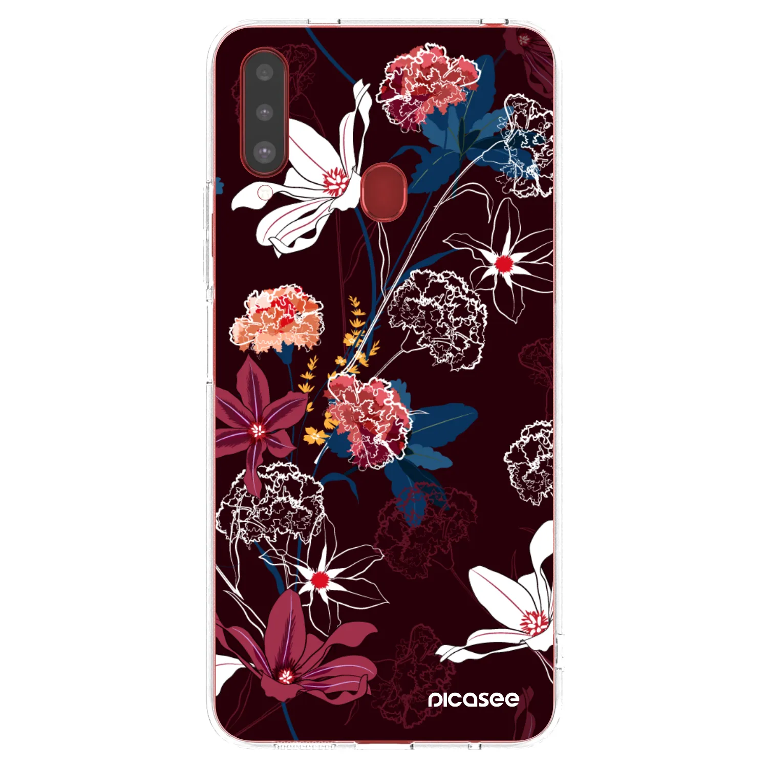 Picasee silikónový prehľadný obal pre Samsung Galaxy A20s - Dark Meadow