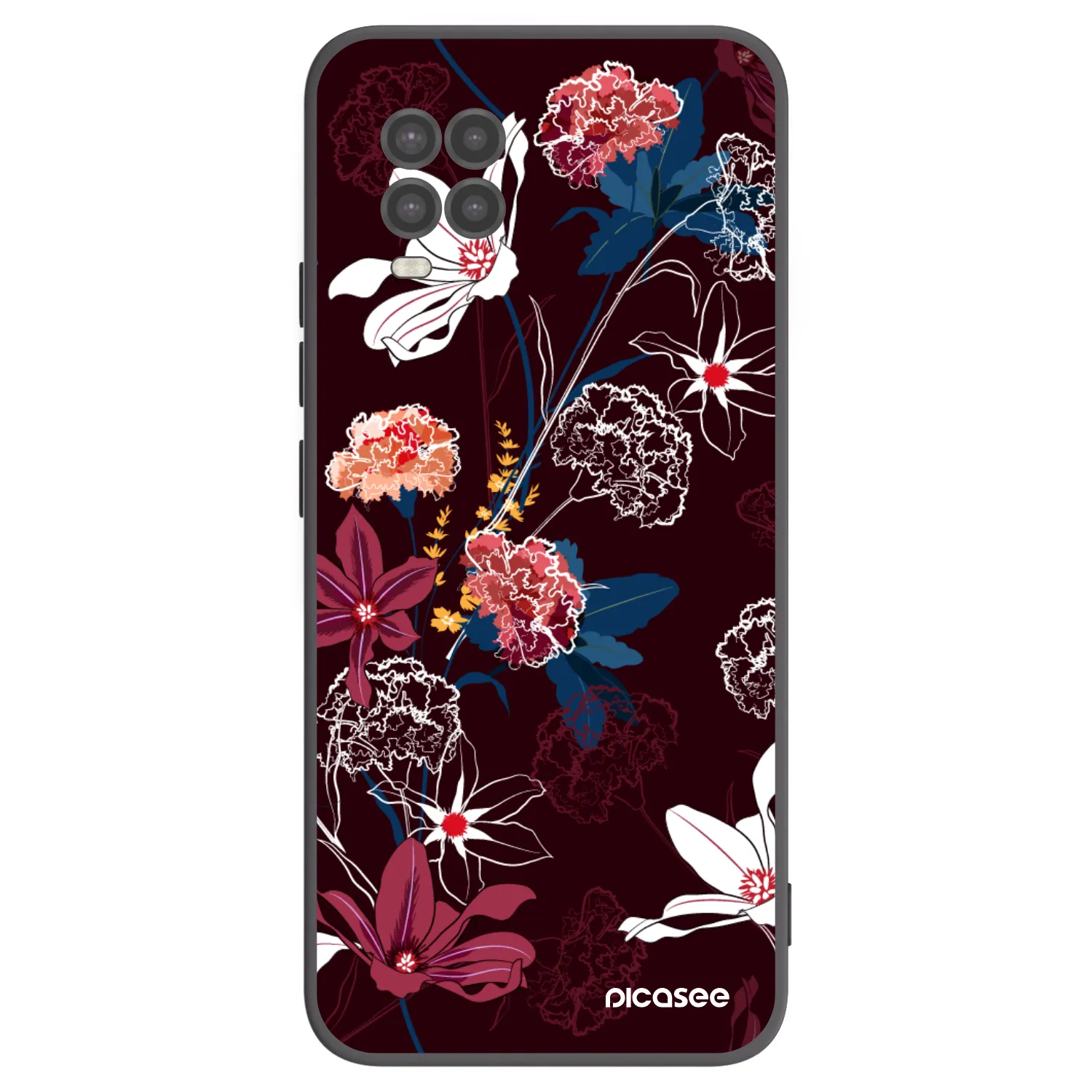 Picasee silikónový čierny obal pre Xiaomi Mi 10 Lite - Dark Meadow