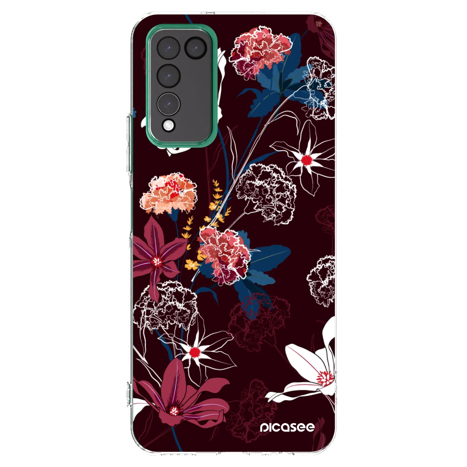 Picasee silikónový prehľadný obal pre Honor 10X Lite - Dark Meadow