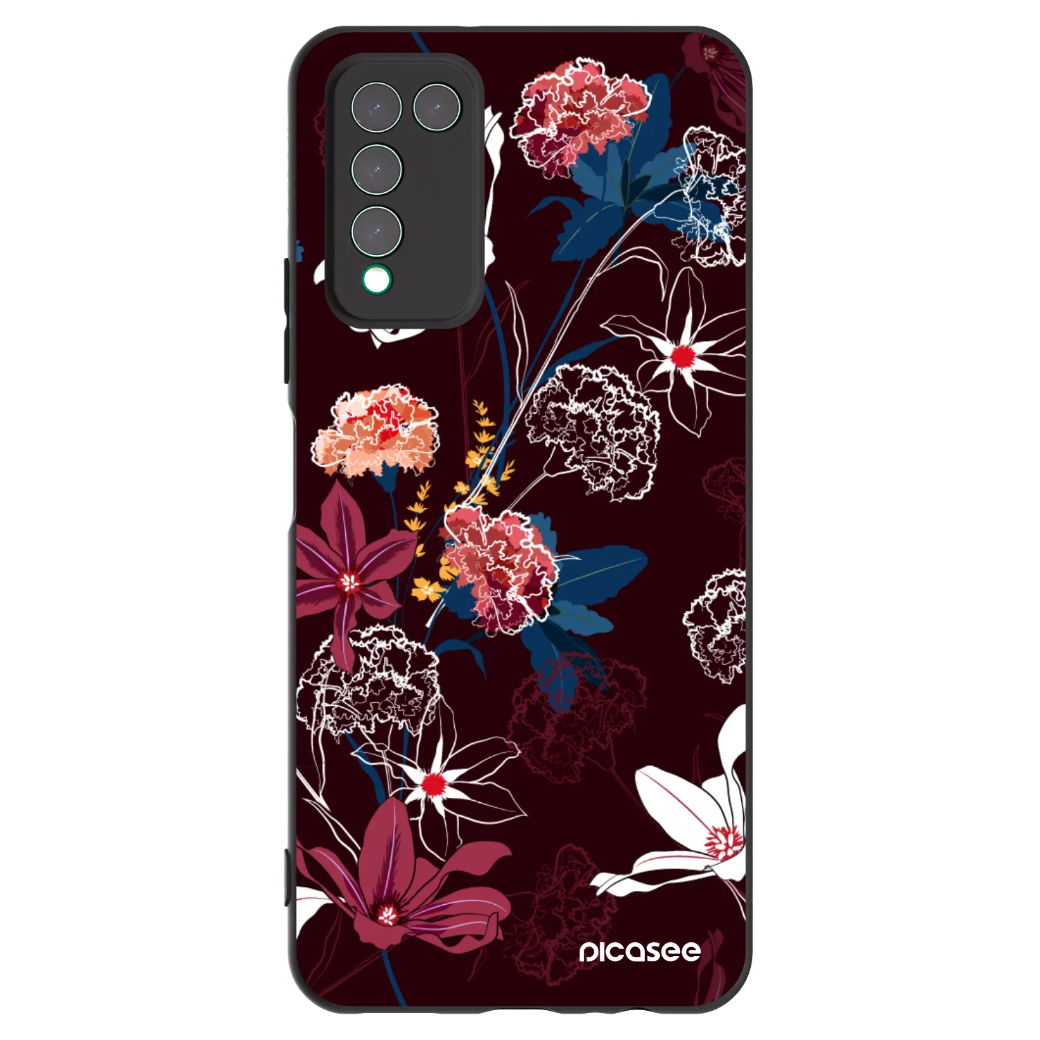 Picasee silikónový čierny obal pre Honor 10X Lite - Dark Meadow