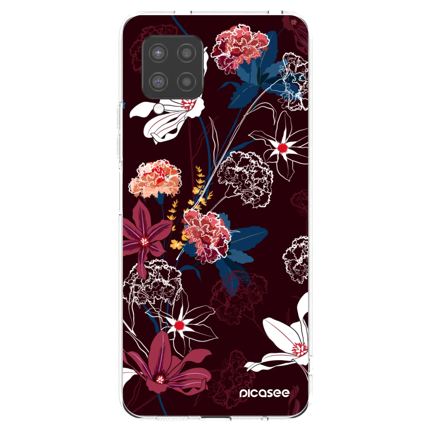 Picasee silikónový prehľadný obal pre Samsung Galaxy A42 A426B - Dark Meadow