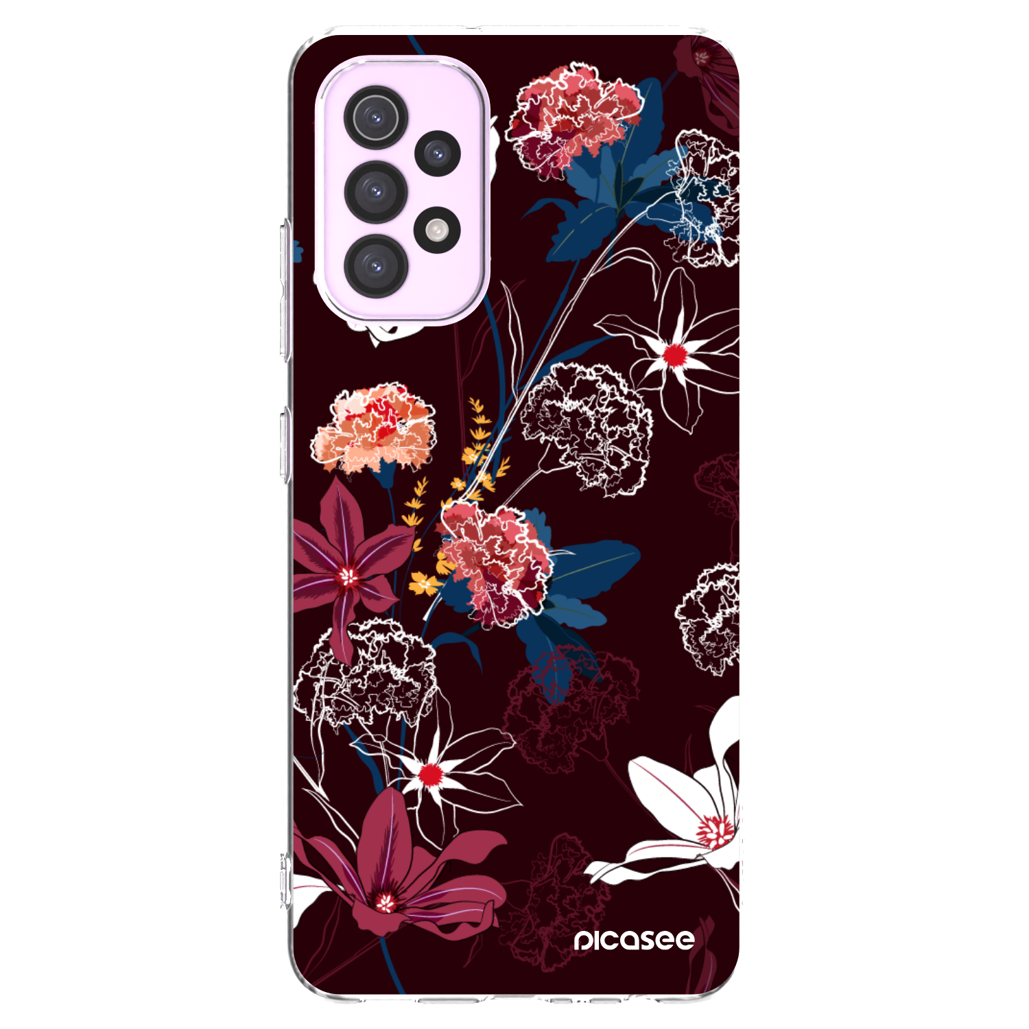Picasee silikónový prehľadný obal pre Samsung Galaxy A32 5G A326B - Dark Meadow