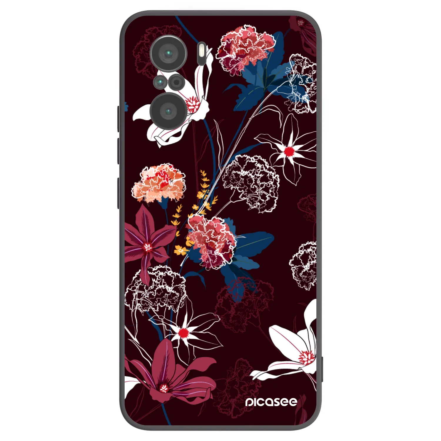 Picasee silikónový čierny obal pre Xiaomi Poco F3 - Dark Meadow