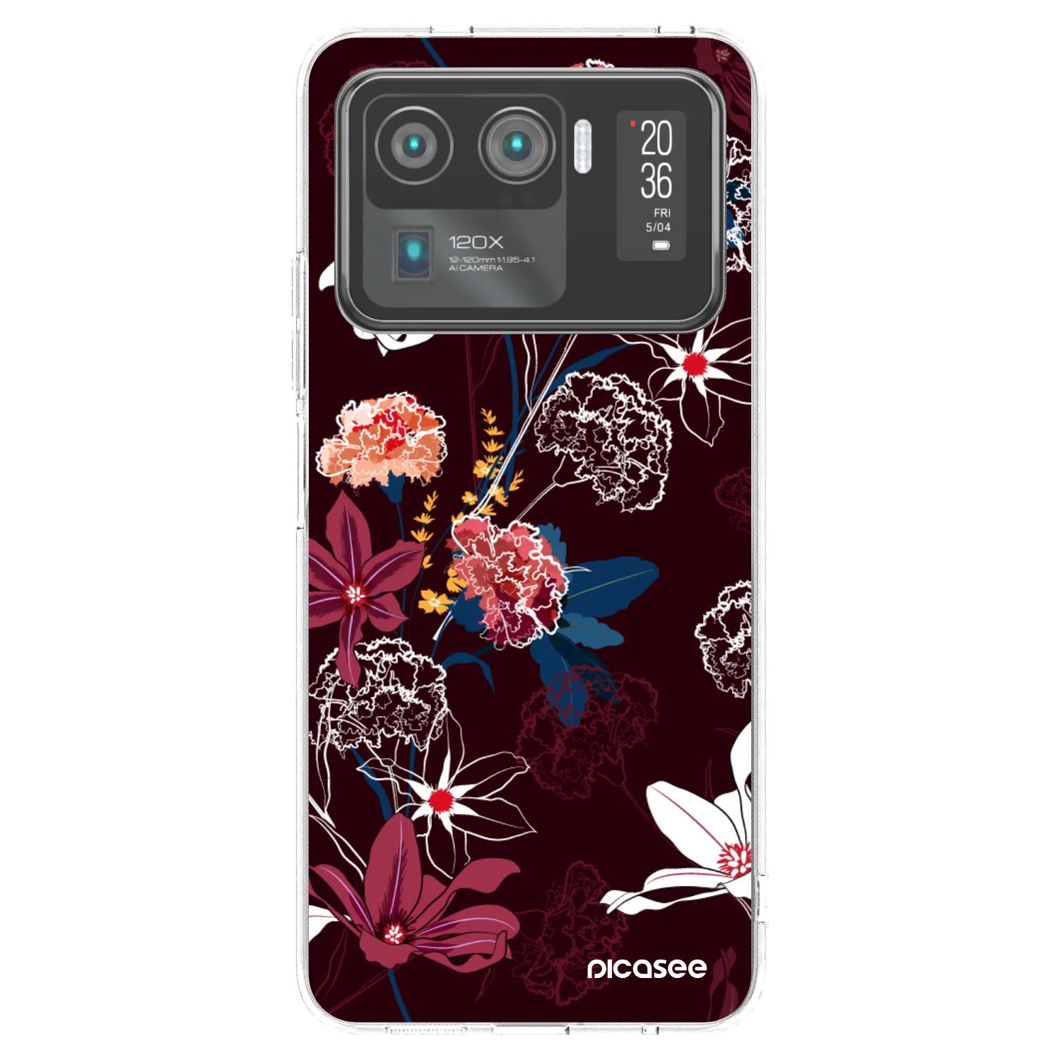 Picasee silikónový prehľadný obal pre Xiaomi Mi 11 Ultra - Dark Meadow