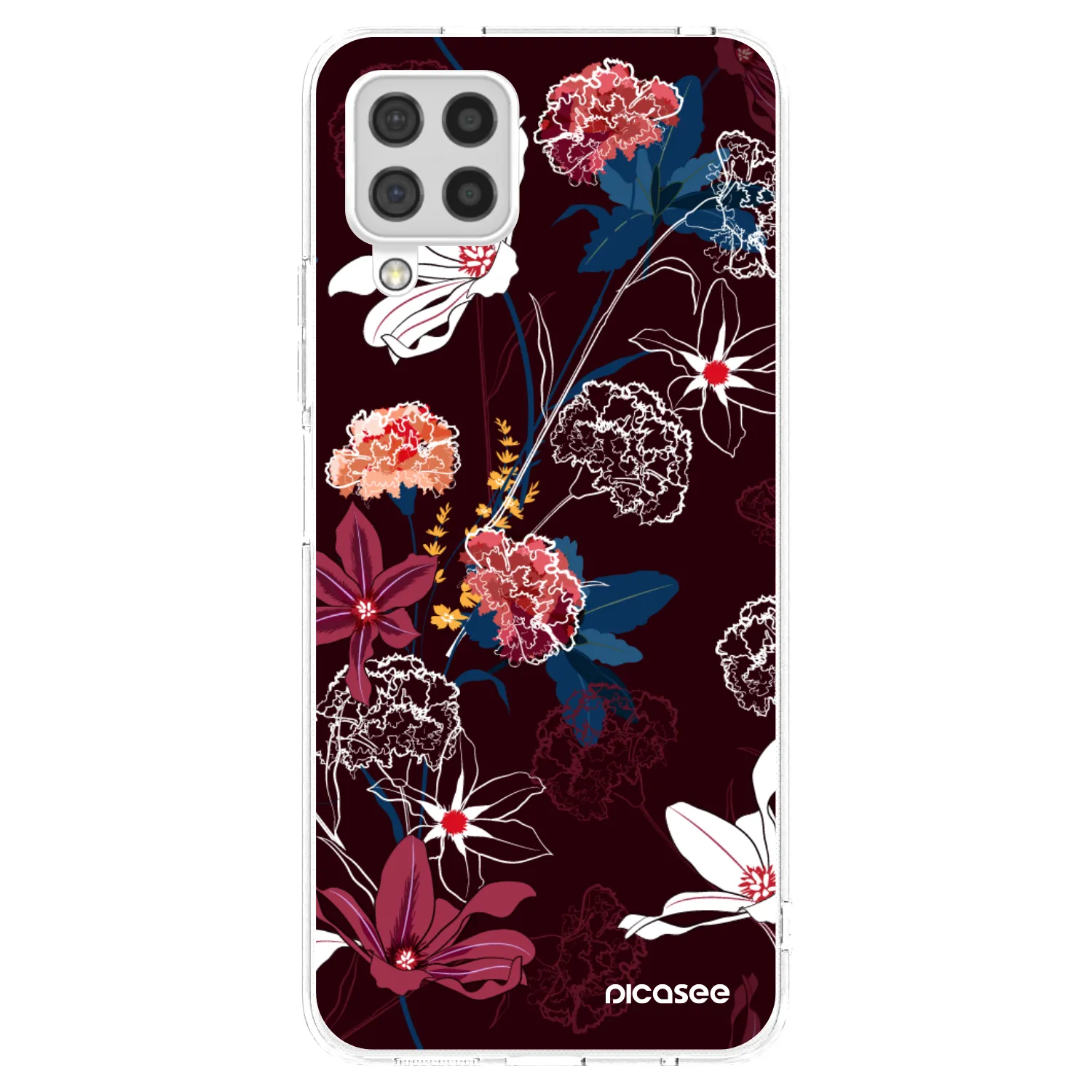 Picasee silikónový prehľadný obal pre Samsung Galaxy A22 A225F 4G - Dark Meadow
