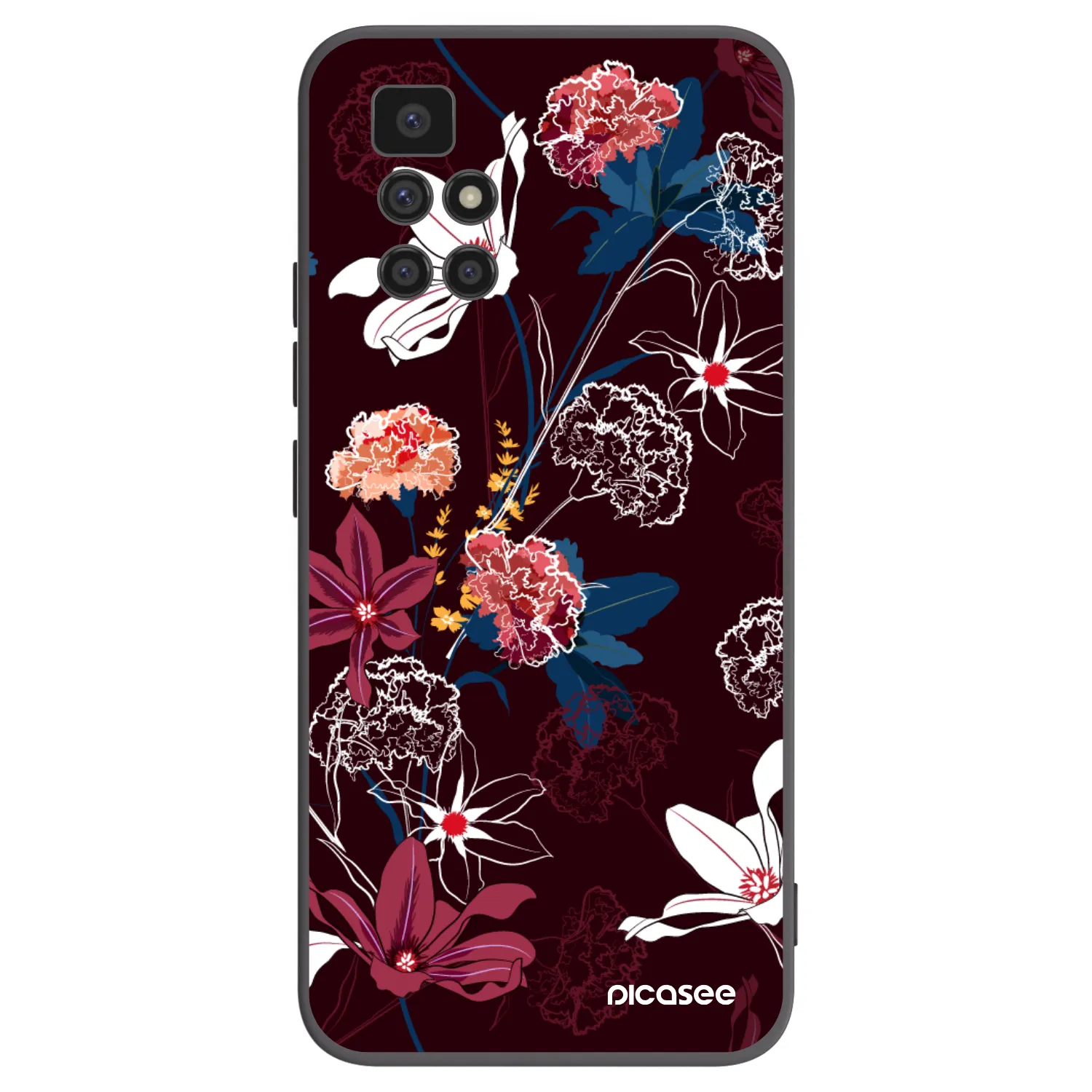 Picasee silikónový čierny obal pre Xiaomi Redmi 10 - Dark Meadow