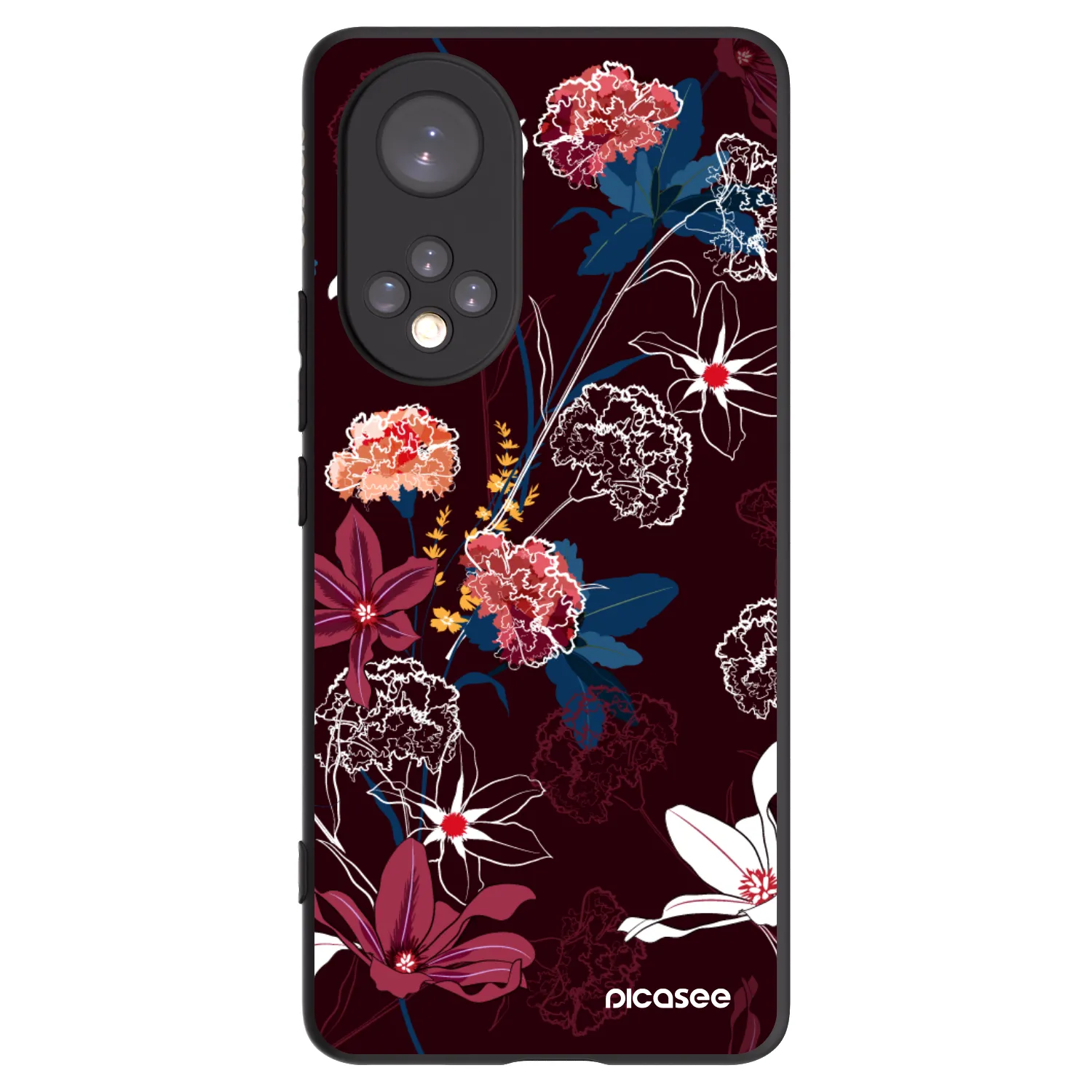 Picasee silikónový čierny obal pre Huawei Nova 9 - Dark Meadow