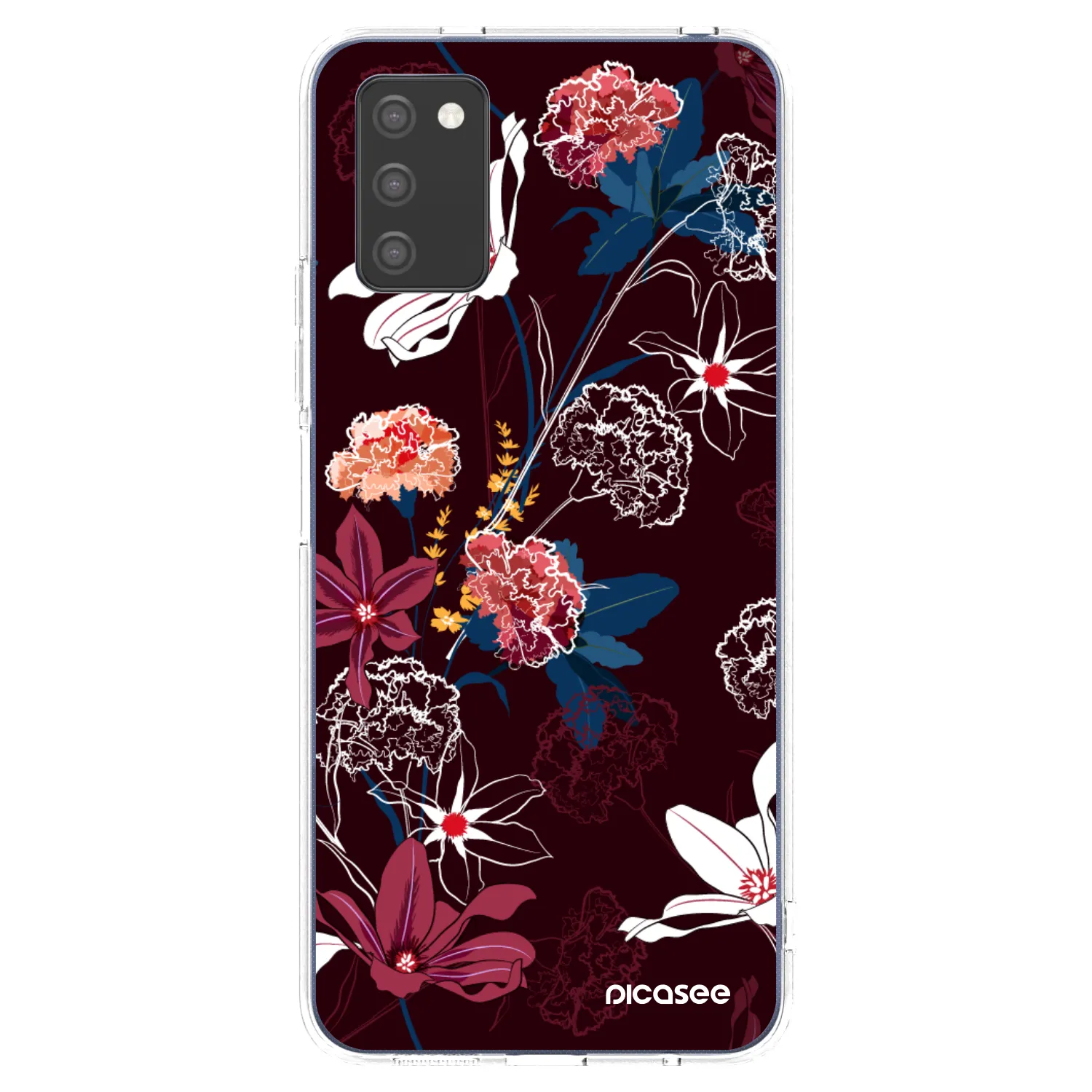 Picasee silikónový prehľadný obal pre Samsung Galaxy A03s A037G - Dark Meadow