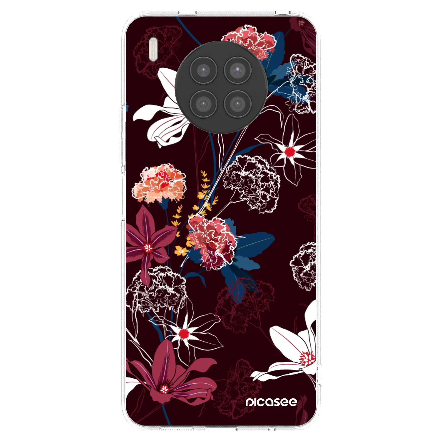Picasee silikónový prehľadný obal pre Huawei Nova 8i - Dark Meadow