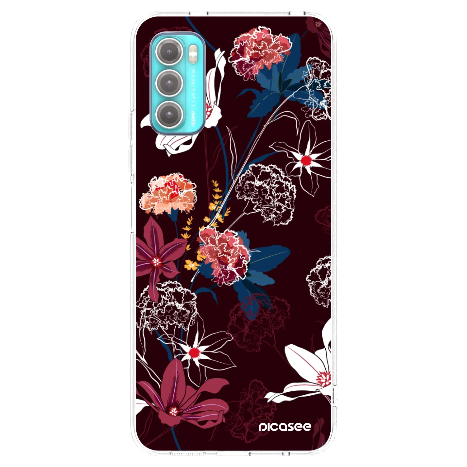 Picasee silikónový prehľadný obal pre Motorola Moto G60 - Dark Meadow