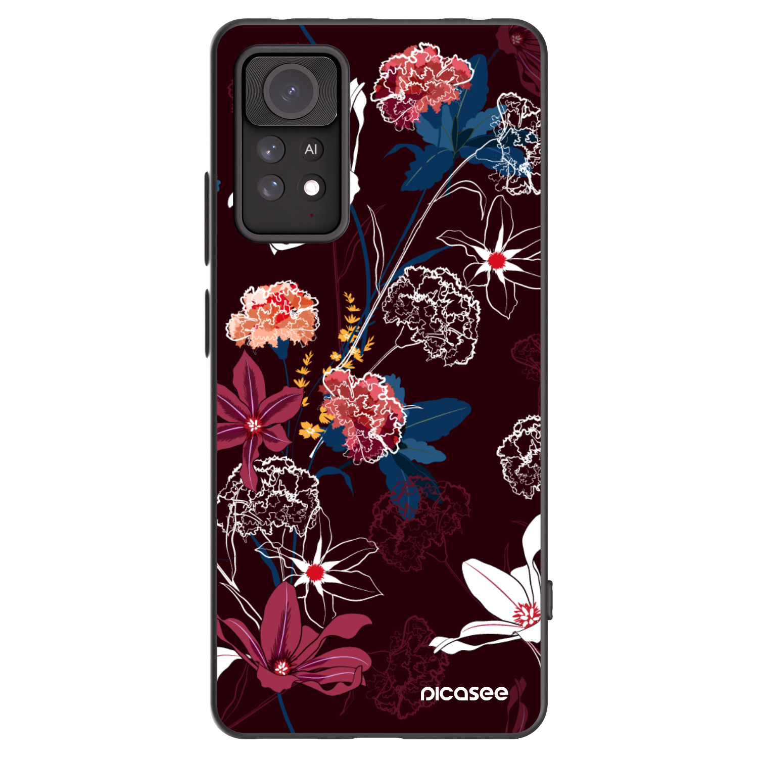 Picasee silikónový čierny obal pre Xiaomi Redmi Note 11 Pro 5G - Dark Meadow