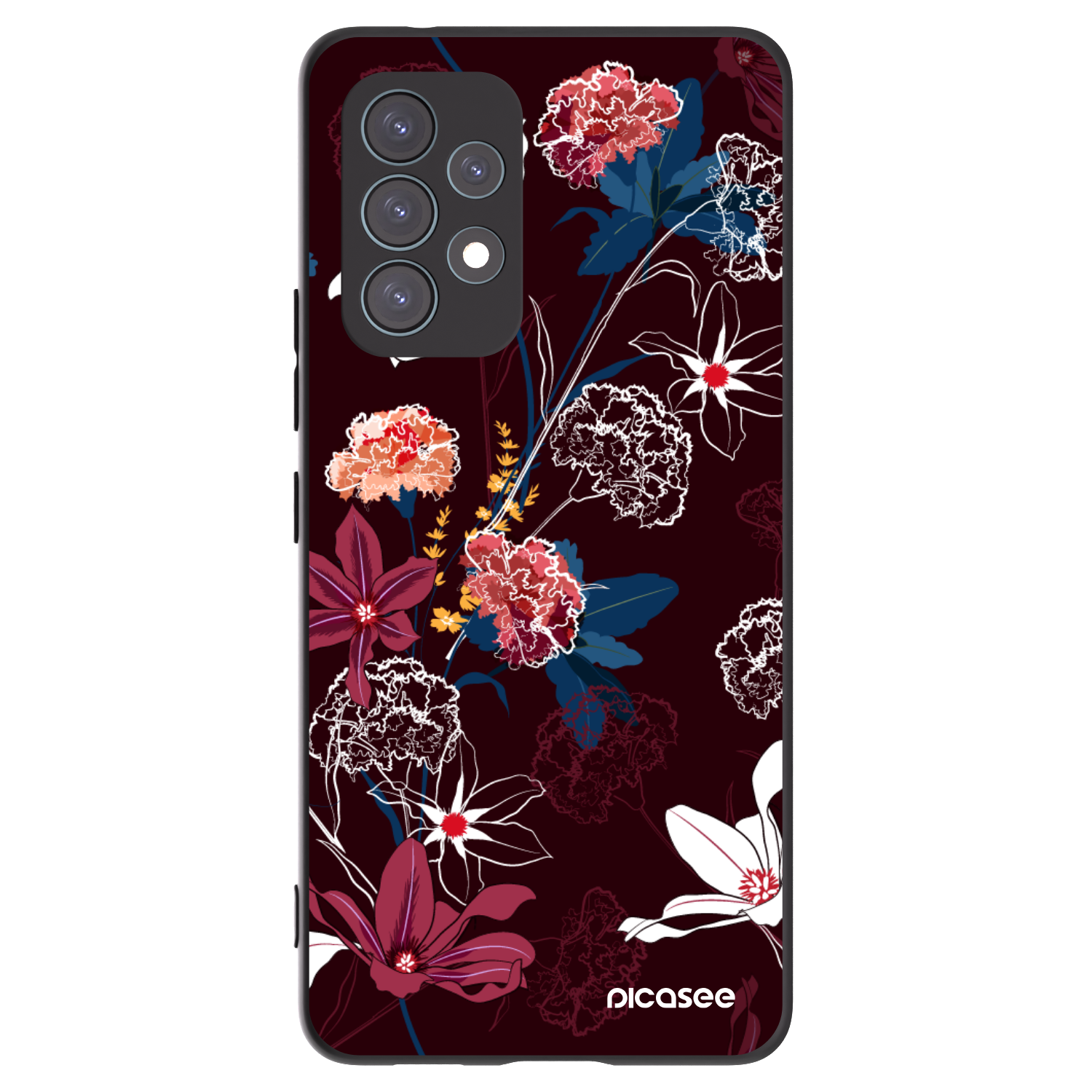 Picasee silikónový čierny obal pre Samsung Galaxy A53 5G A536 - Dark Meadow