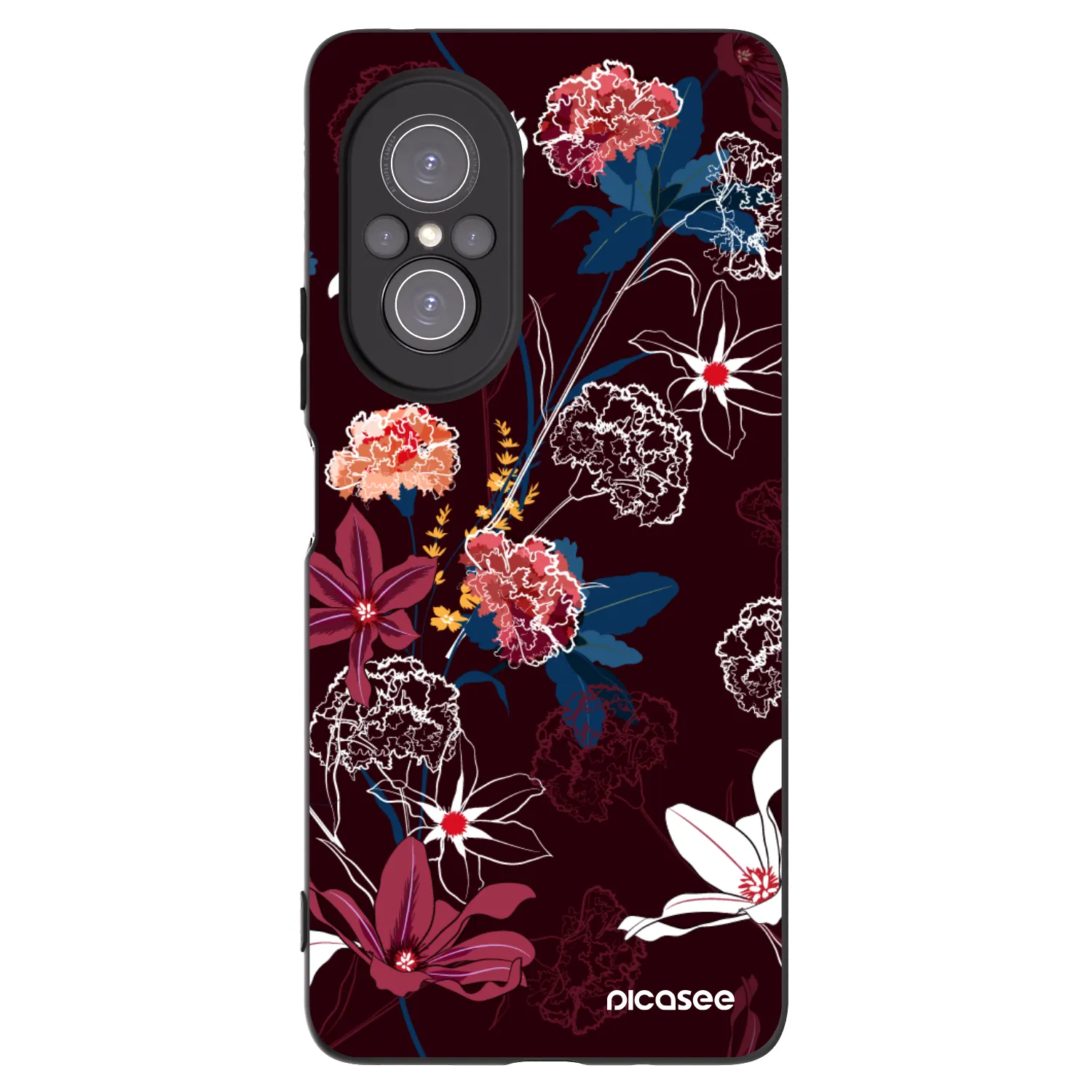 Picasee silikónový čierny obal pre Huawei Nova 9 SE - Dark Meadow