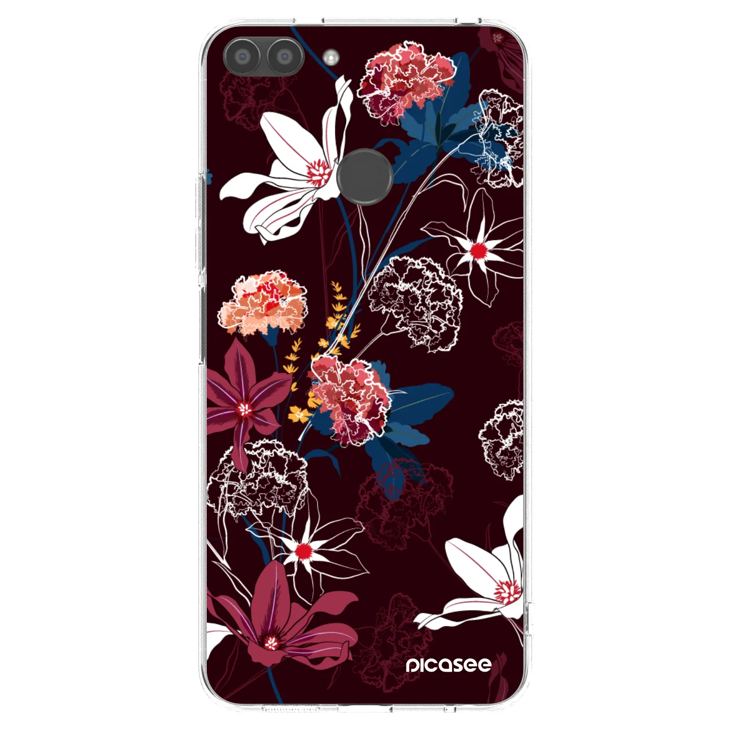 Picasee silikónový prehľadný obal pre Huawei P Smart - Dark Meadow