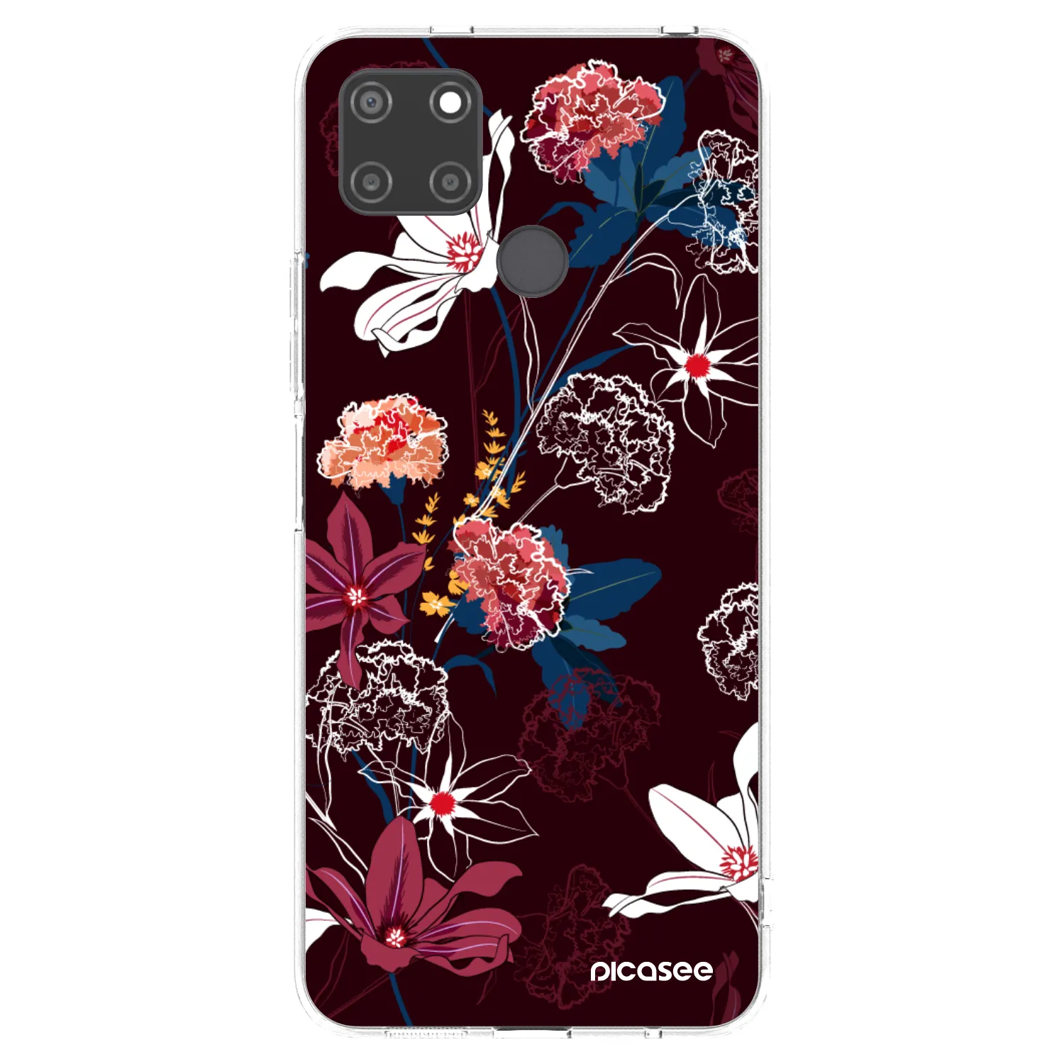 Picasee silikónový prehľadný obal pre Realme C21Y - Dark Meadow
