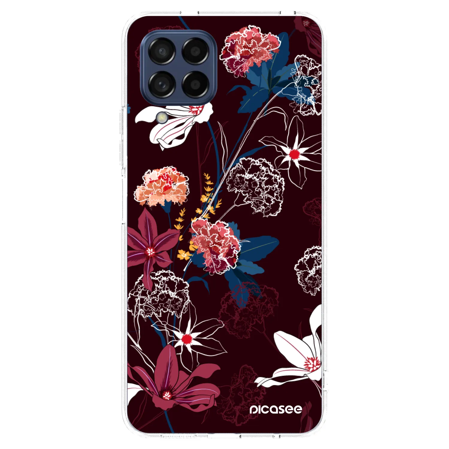 Picasee silikónový prehľadný obal pre Samsung Galaxy M53 5G - Dark Meadow