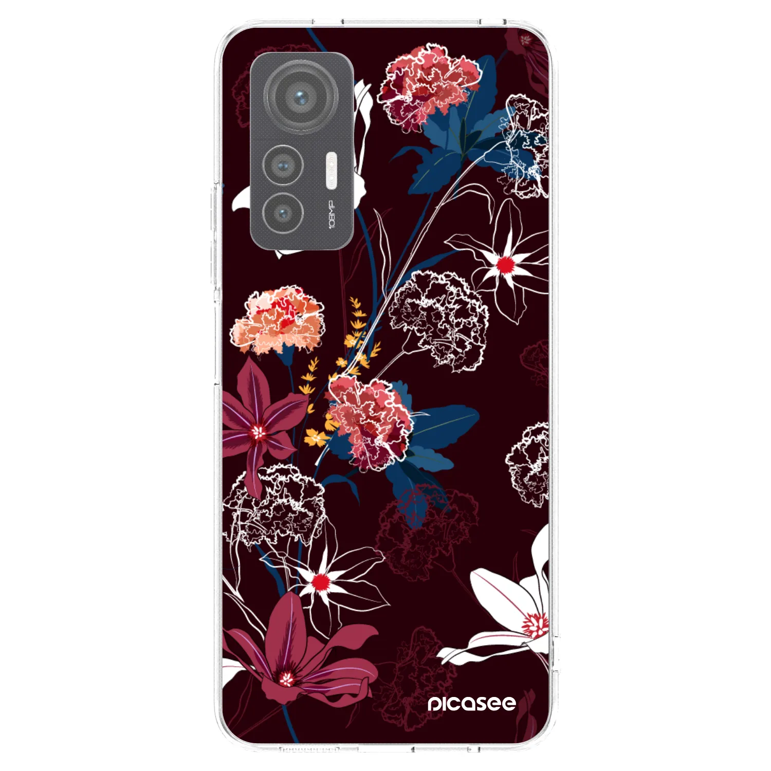 Picasee silikónový prehľadný obal pre Xiaomi 12 Lite - Dark Meadow
