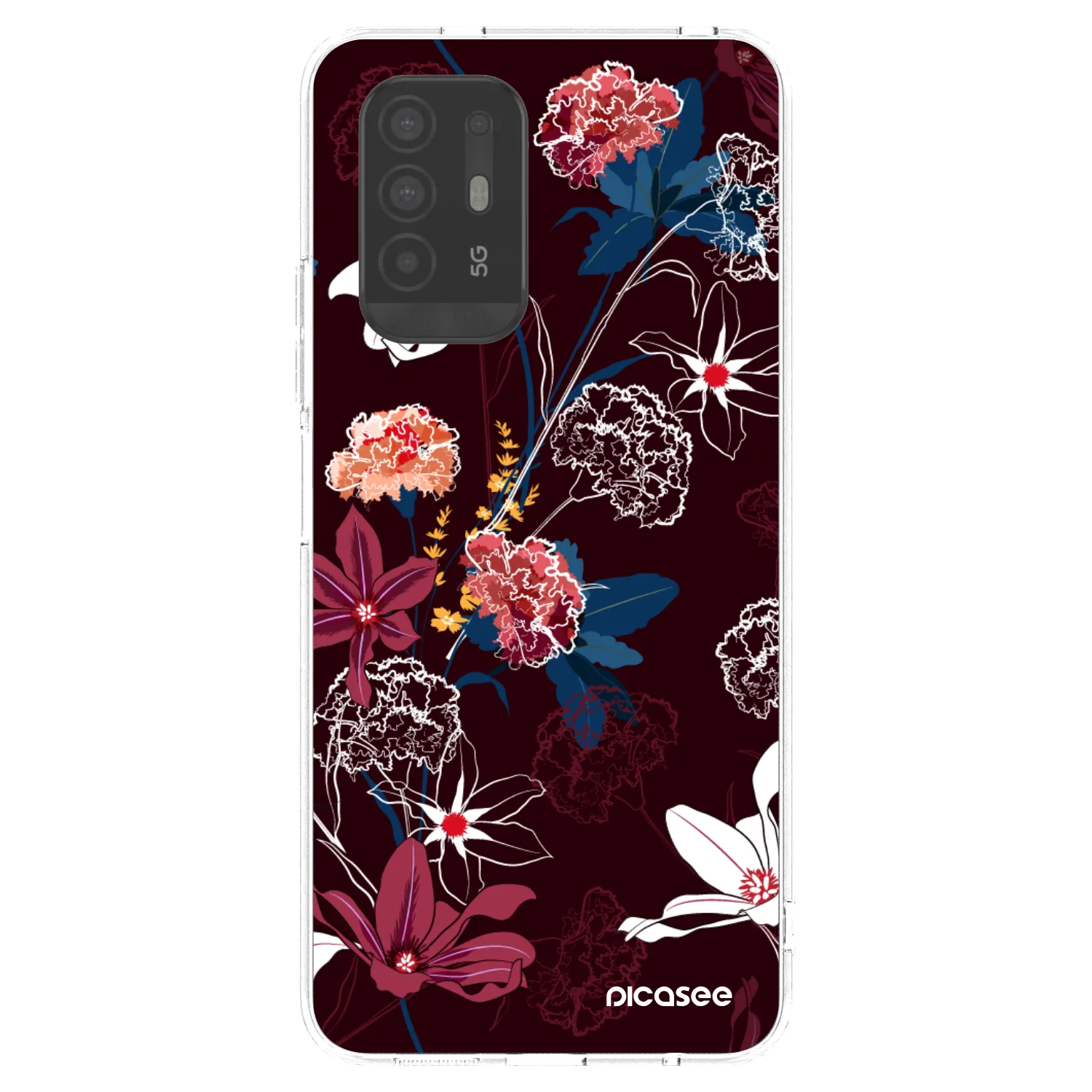 Picasee silikónový prehľadný obal pre OPPO A94 5G - Dark Meadow