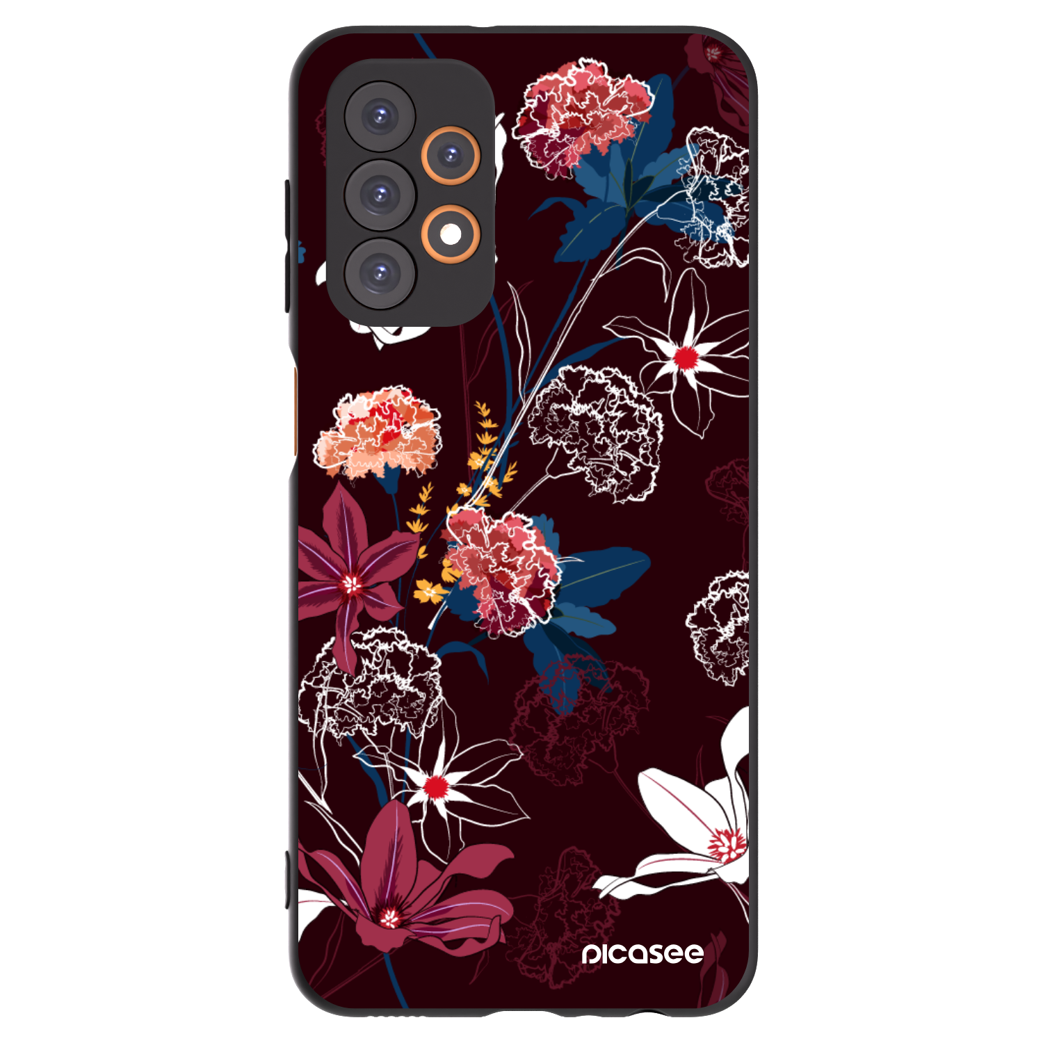 Picasee silikónový čierny obal pre Samsung Galaxy A23 A236B 5G - Dark Meadow