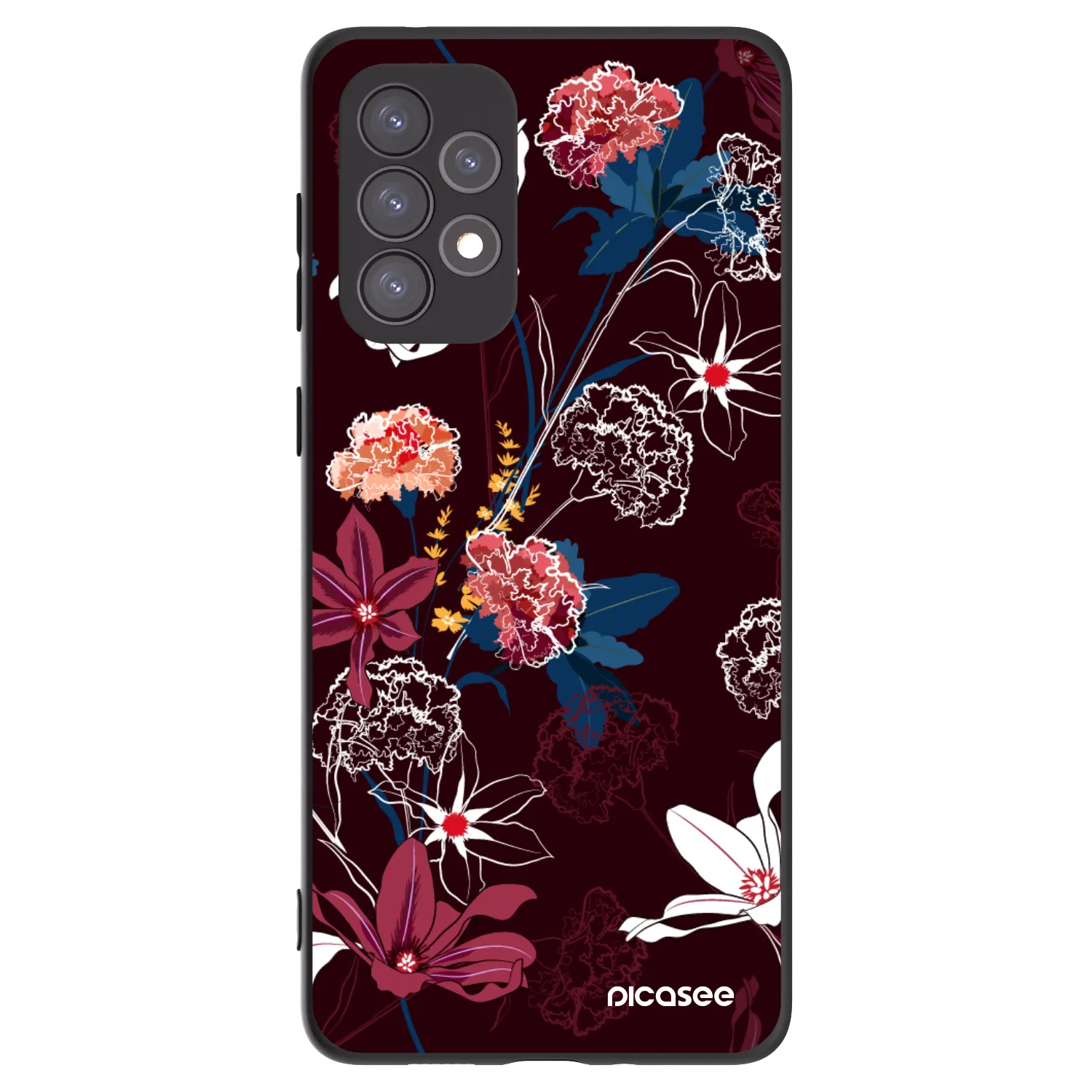 Picasee silikónový čierny obal pre Samsung Galaxy A73 5G - Dark Meadow