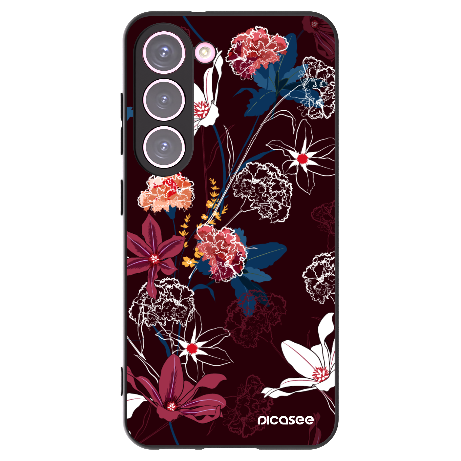Picasee silikónový čierny obal pre Samsung Galaxy S23 5G - Dark Meadow