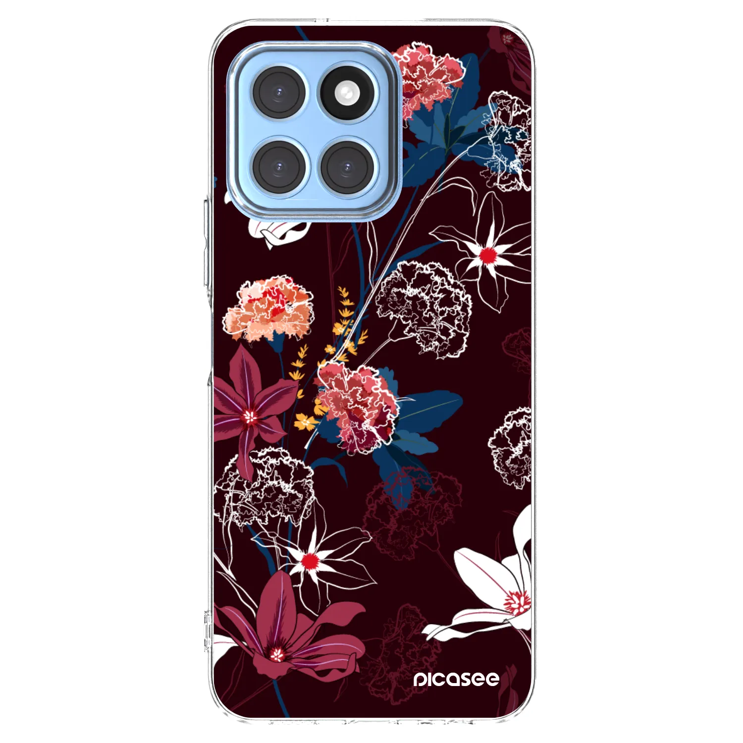 Picasee silikónový prehľadný obal pre Honor X8 5G - Dark Meadow