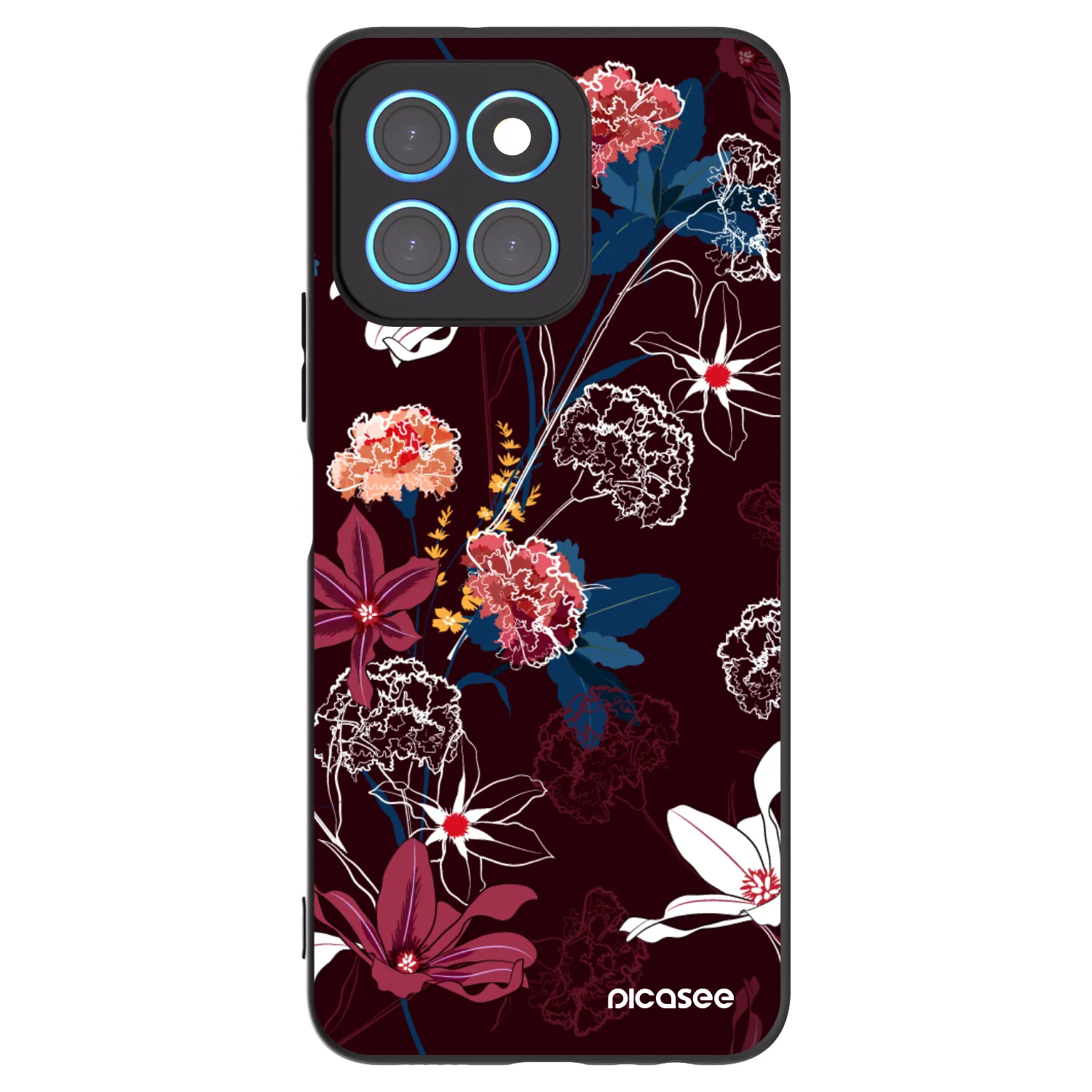 Picasee silikónový čierny obal pre Honor X6 - Dark Meadow