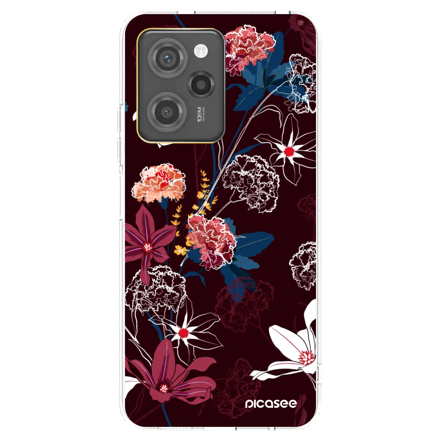 Picasee silikónový čierny obal pre Xiaomi Poco X5 Pro - Dark Meadow