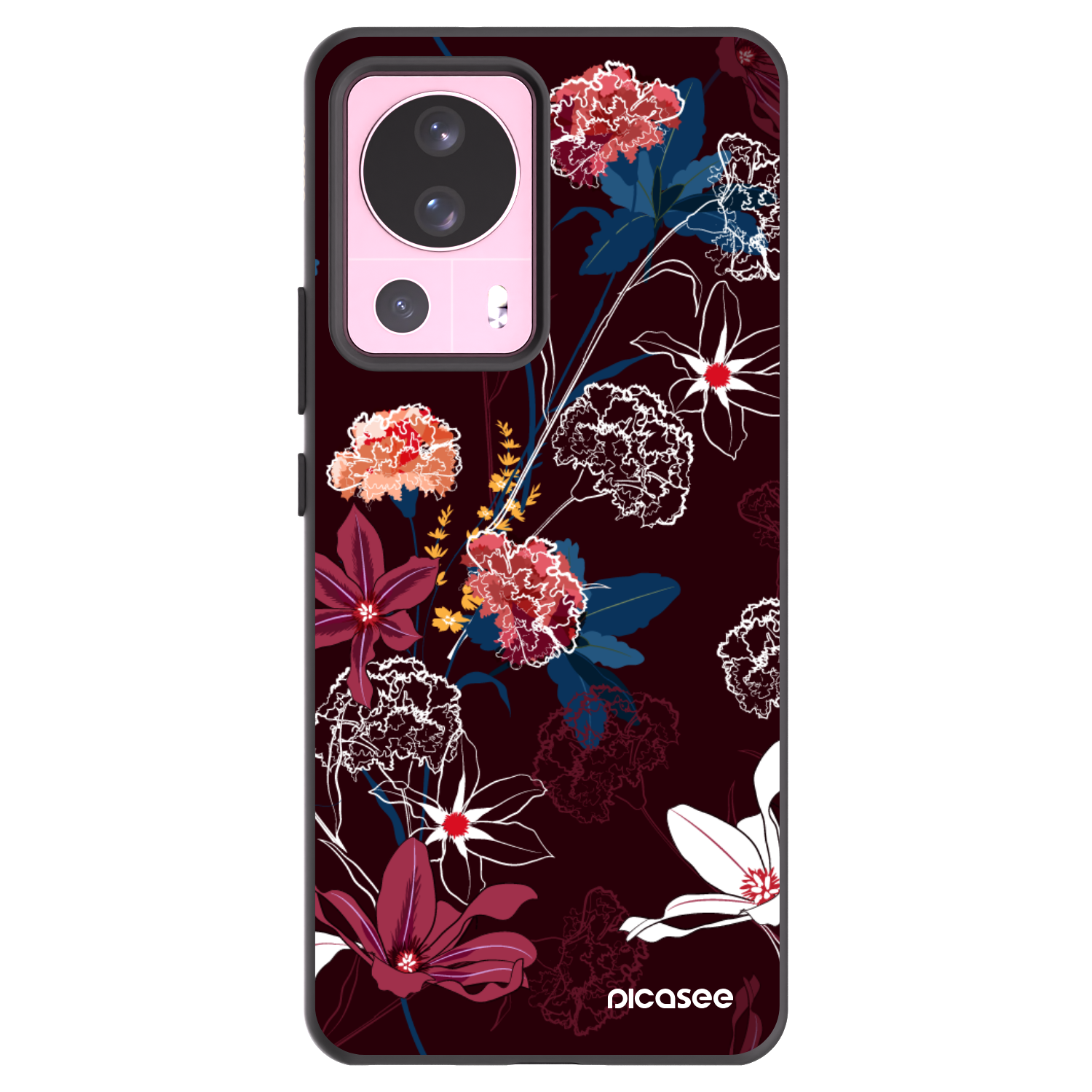 Picasee silikónový čierny obal pre Xiaomi 13 Lite - Dark Meadow