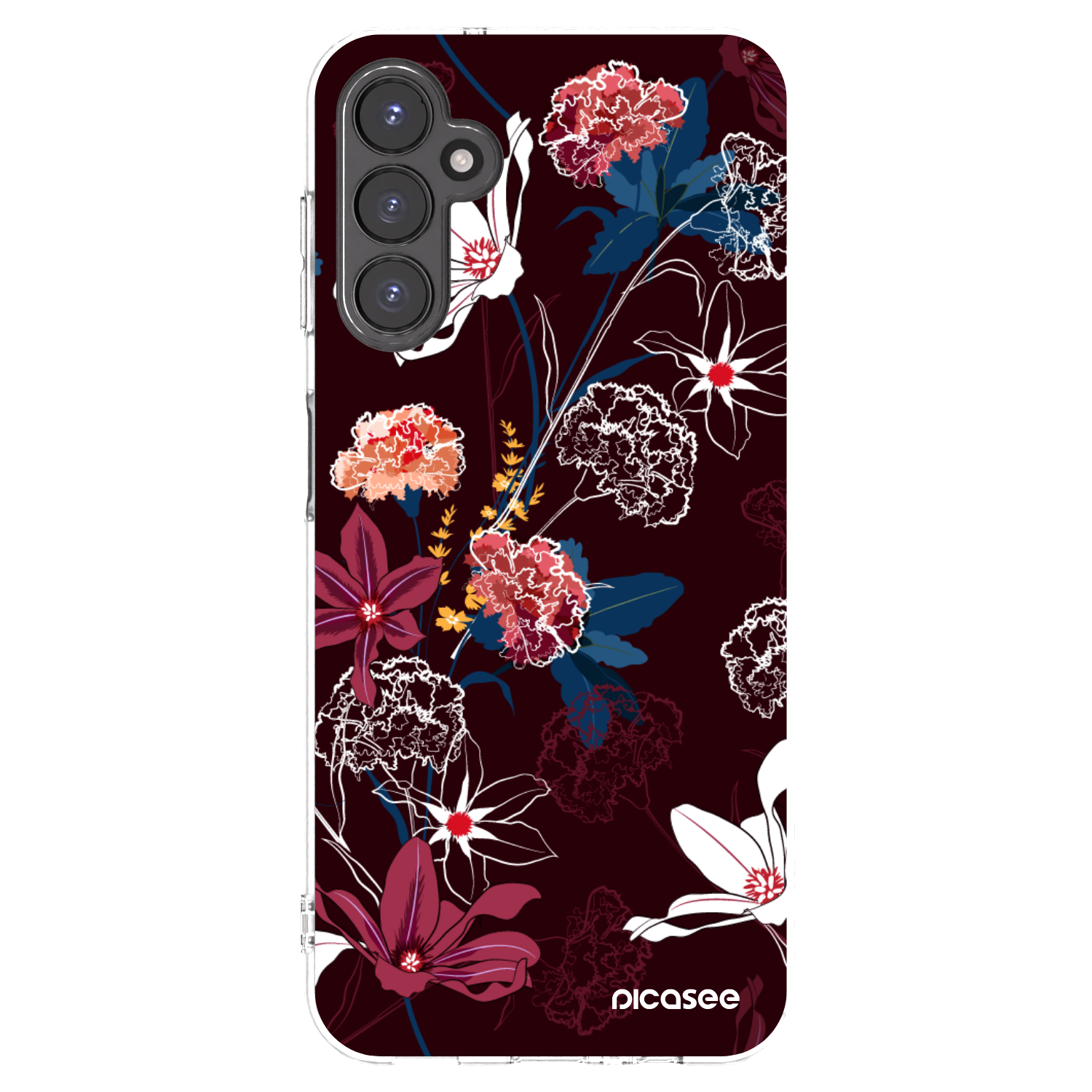 Picasee silikónový prehľadný obal pre Samsung Galaxy A14 4G A145R - Dark Meadow