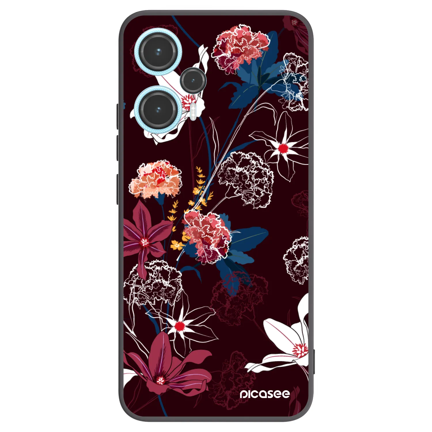 Picasee silikónový čierny obal pre Xiaomi Poco F5 - Dark Meadow