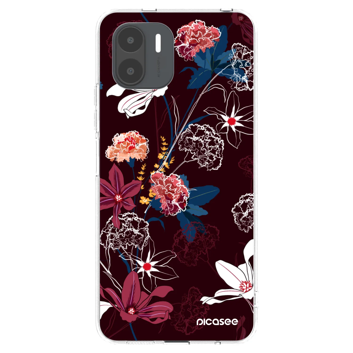 Picasee silikónový prehľadný obal pre Xiaomi Redmi A2 - Dark Meadow