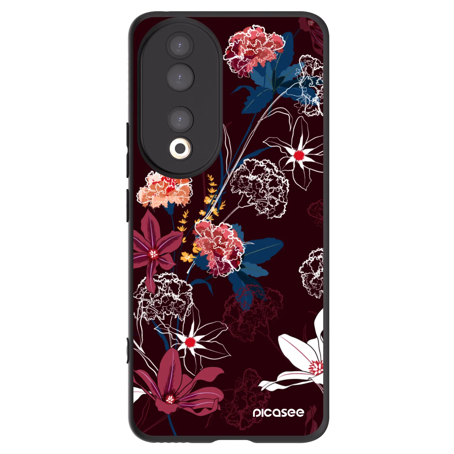 Picasee silikónový čierny obal pre Honor 90 5G - Dark Meadow
