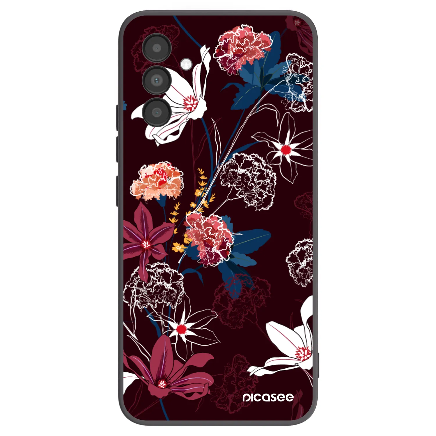 Picasee silikónový čierny obal pre Samsung Galaxy A04s A047F - Dark Meadow