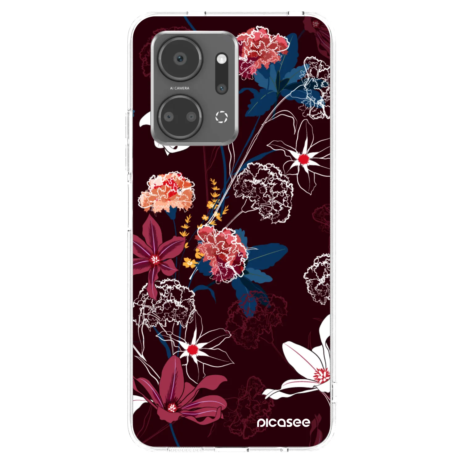Picasee silikónový prehľadný obal pre Honor X7a - Dark Meadow