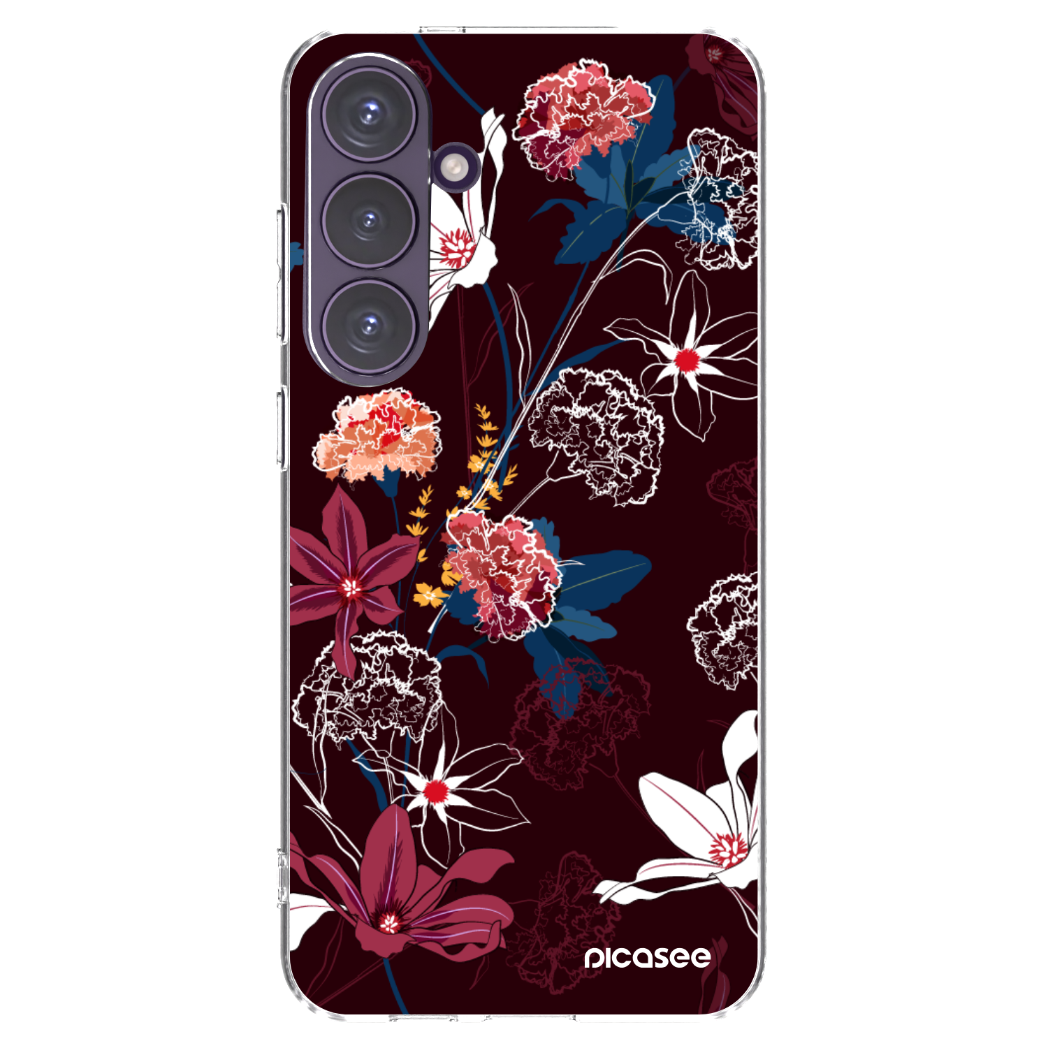 Picasee silikónový prehľadný obal pre Samsung Galaxy S24+ S926B 5G - Dark Meadow