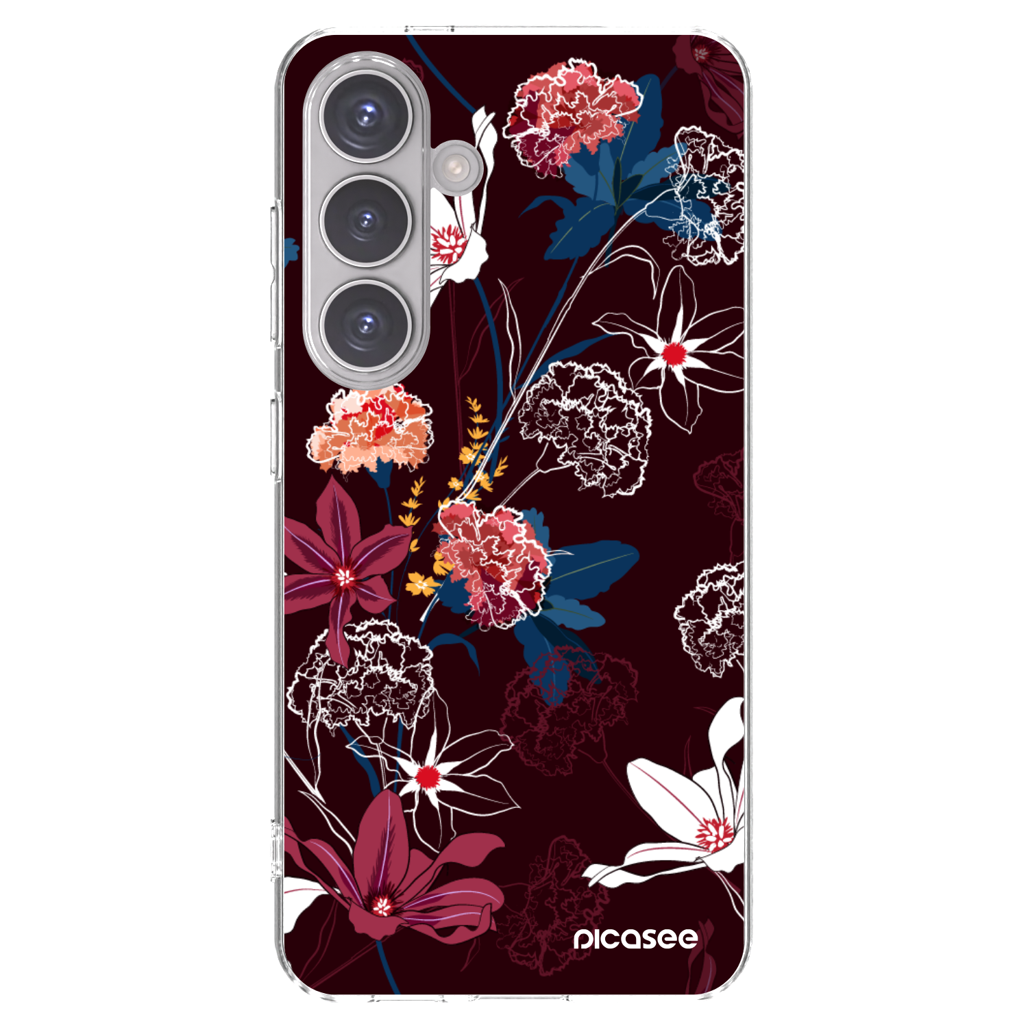 Picasee silikónový prehľadný obal pre Samsung Galaxy S24 S921B 5G - Dark Meadow