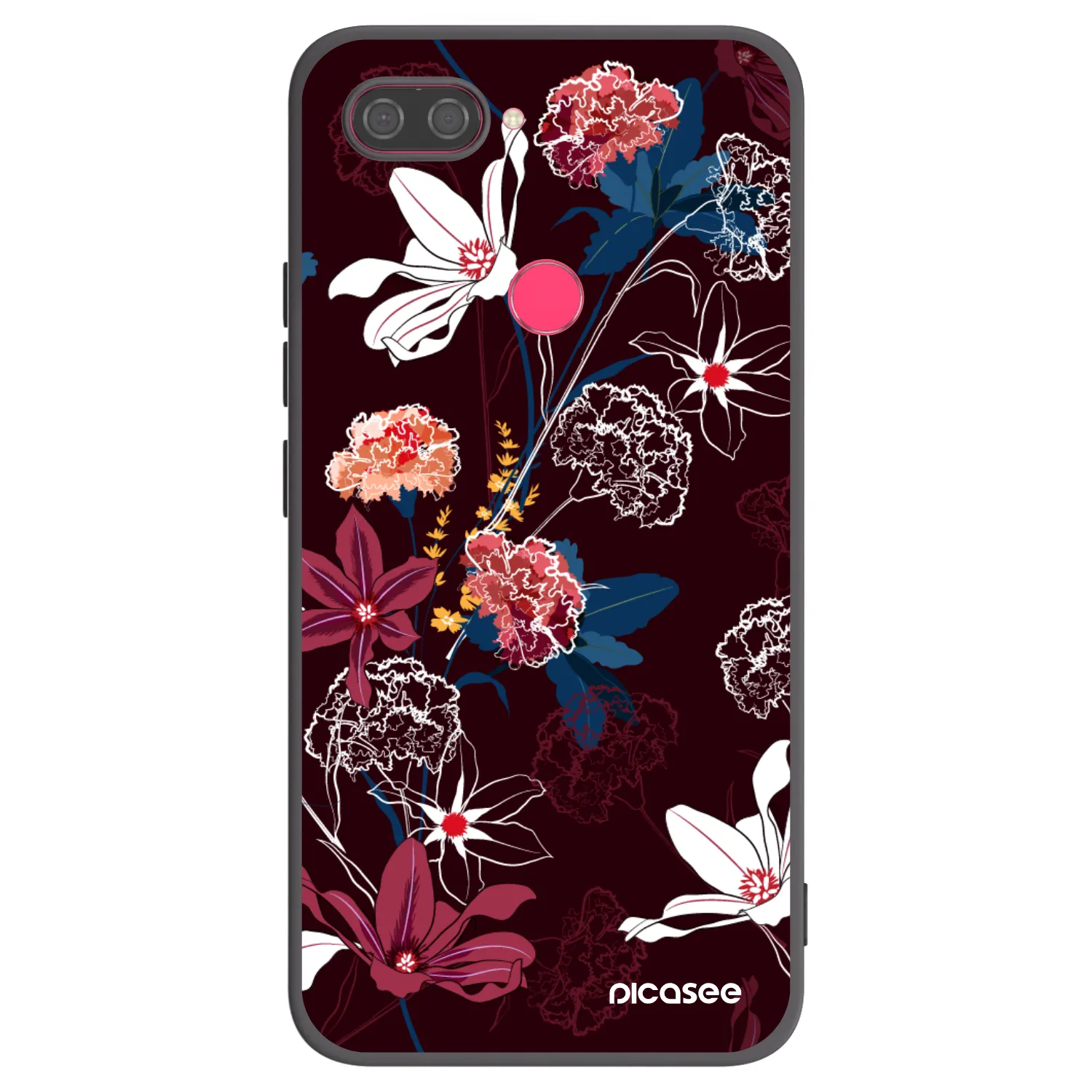 Picasee silikónový čierny obal pre Xiaomi Mi 8 Lite - Dark Meadow