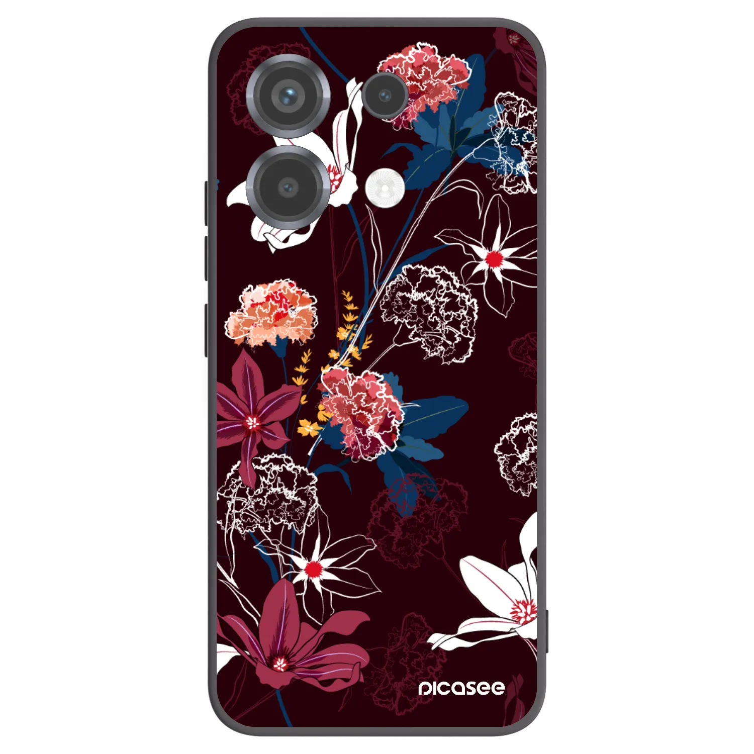 Picasee silikónový čierny obal pre Xiaomi Poco X6 - Dark Meadow
