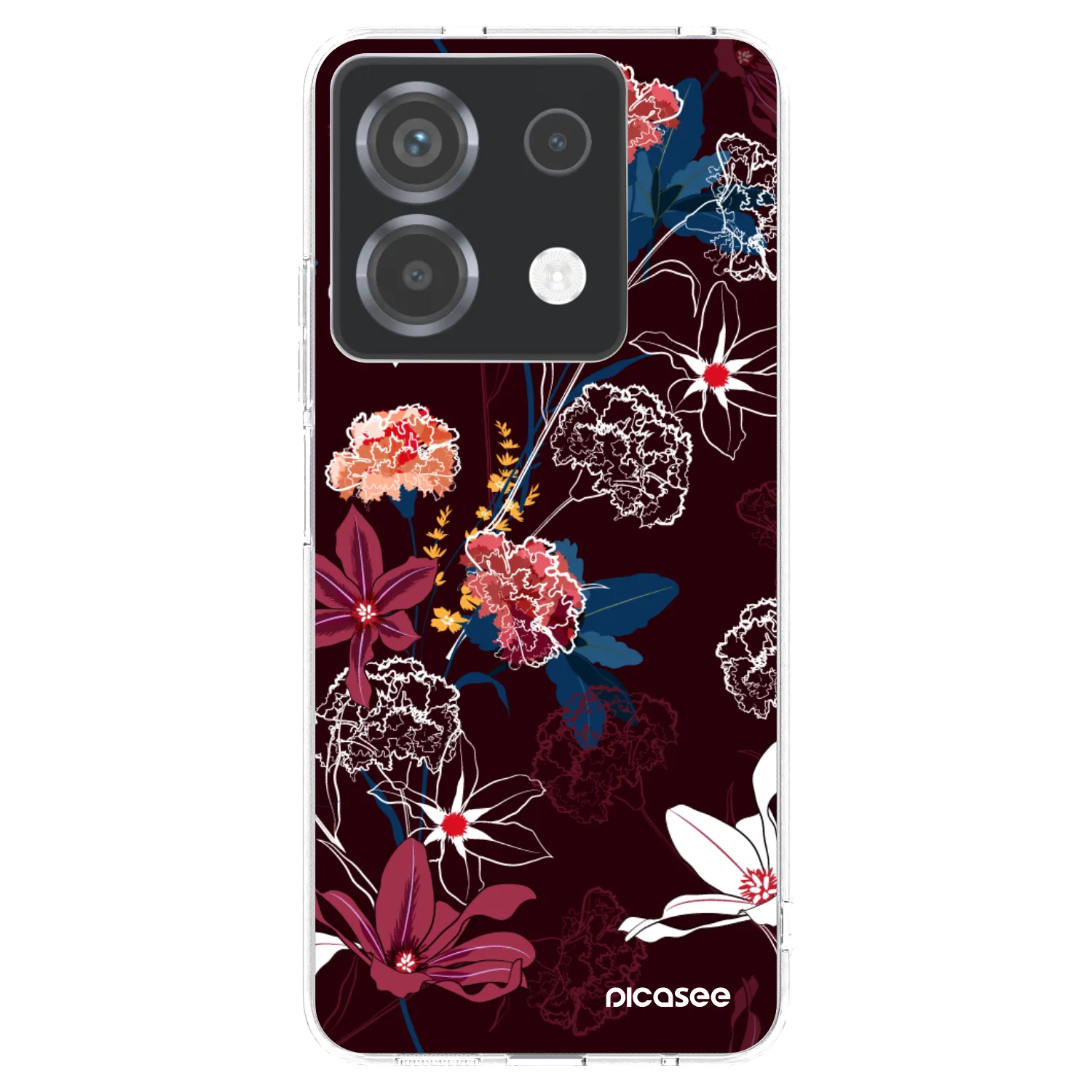 Picasee silikónový prehľadný obal pre Xiaomi Poco X6 - Dark Meadow