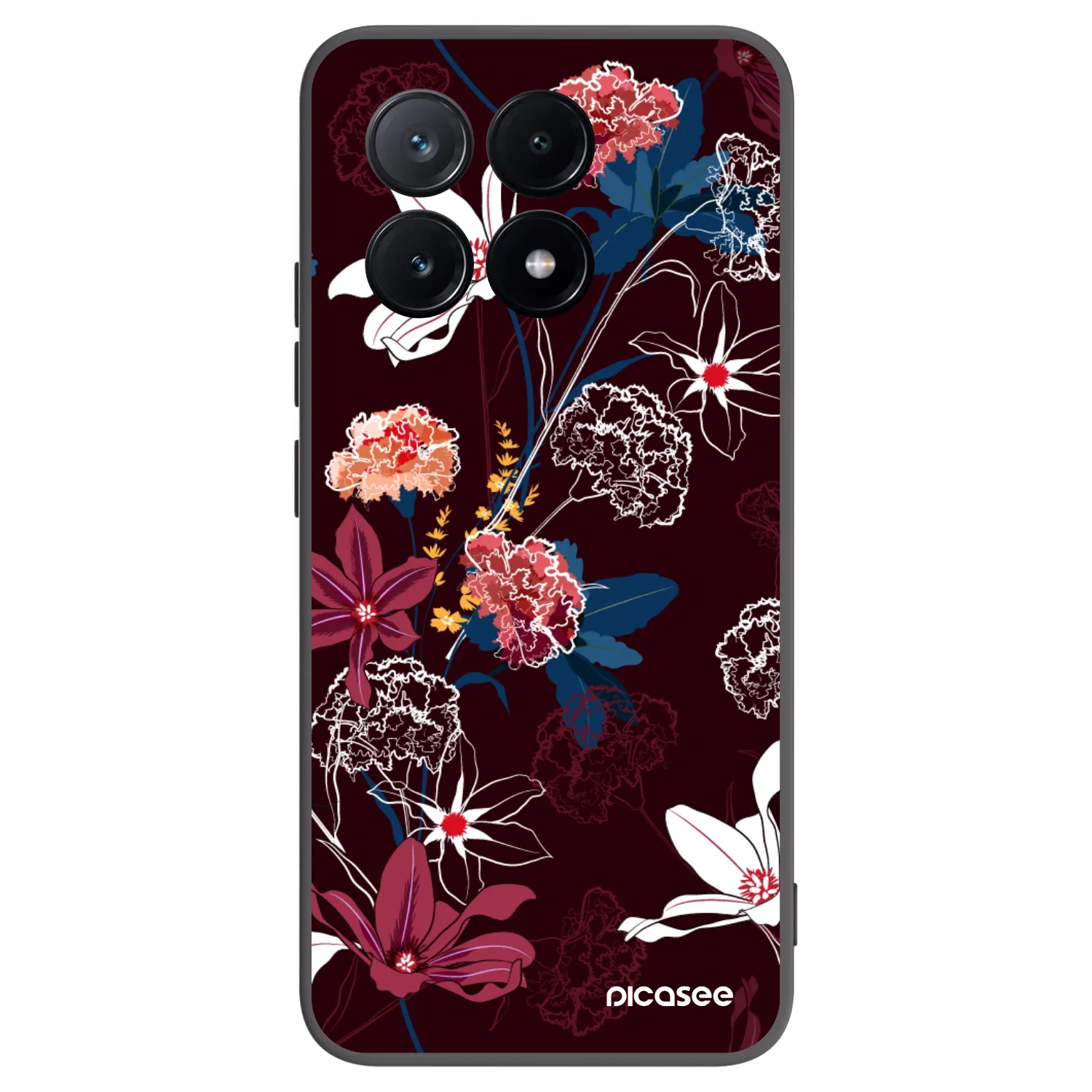 Picasee silikónový čierny obal pre Xiaomi Poco X6 Pro - Dark Meadow