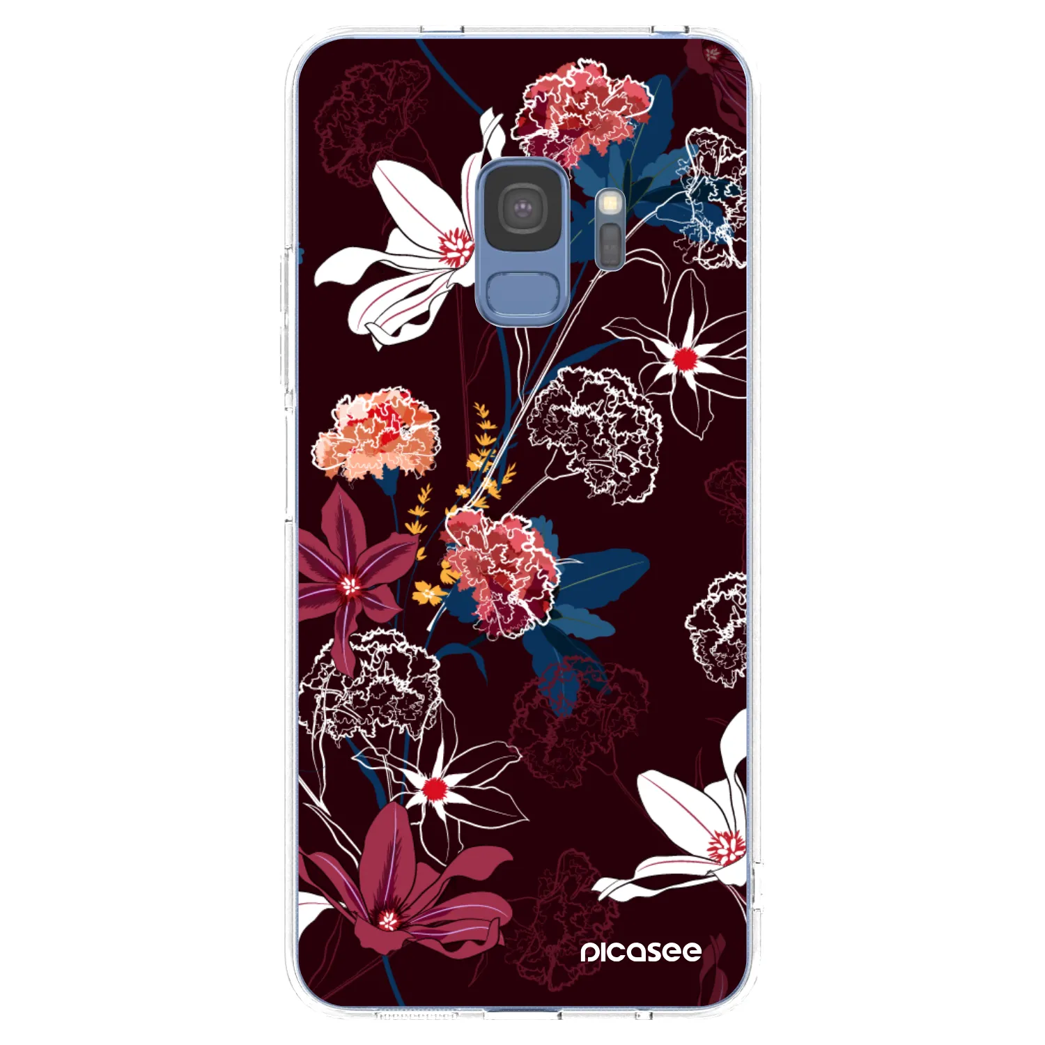 Picasee silikónový prehľadný obal pre Samsung Galaxy S9 G960F - Dark Meadow