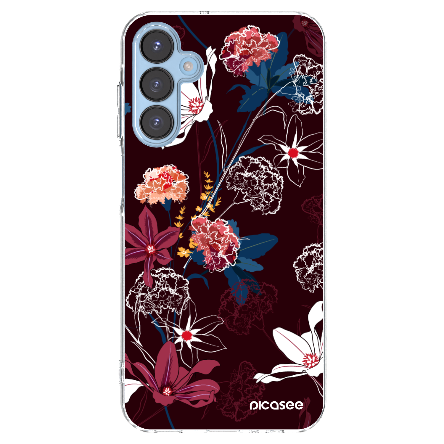 Picasee silikónový prehľadný obal pre Samsung Galaxy A15 A156B 5G - Dark Meadow
