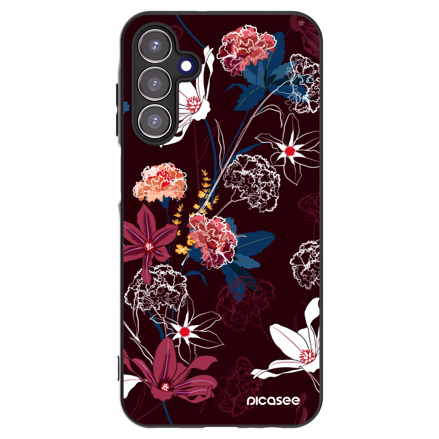 Picasee silikónový čierny obal pre Samsung Galaxy A15 A155F 4G - Dark Meadow