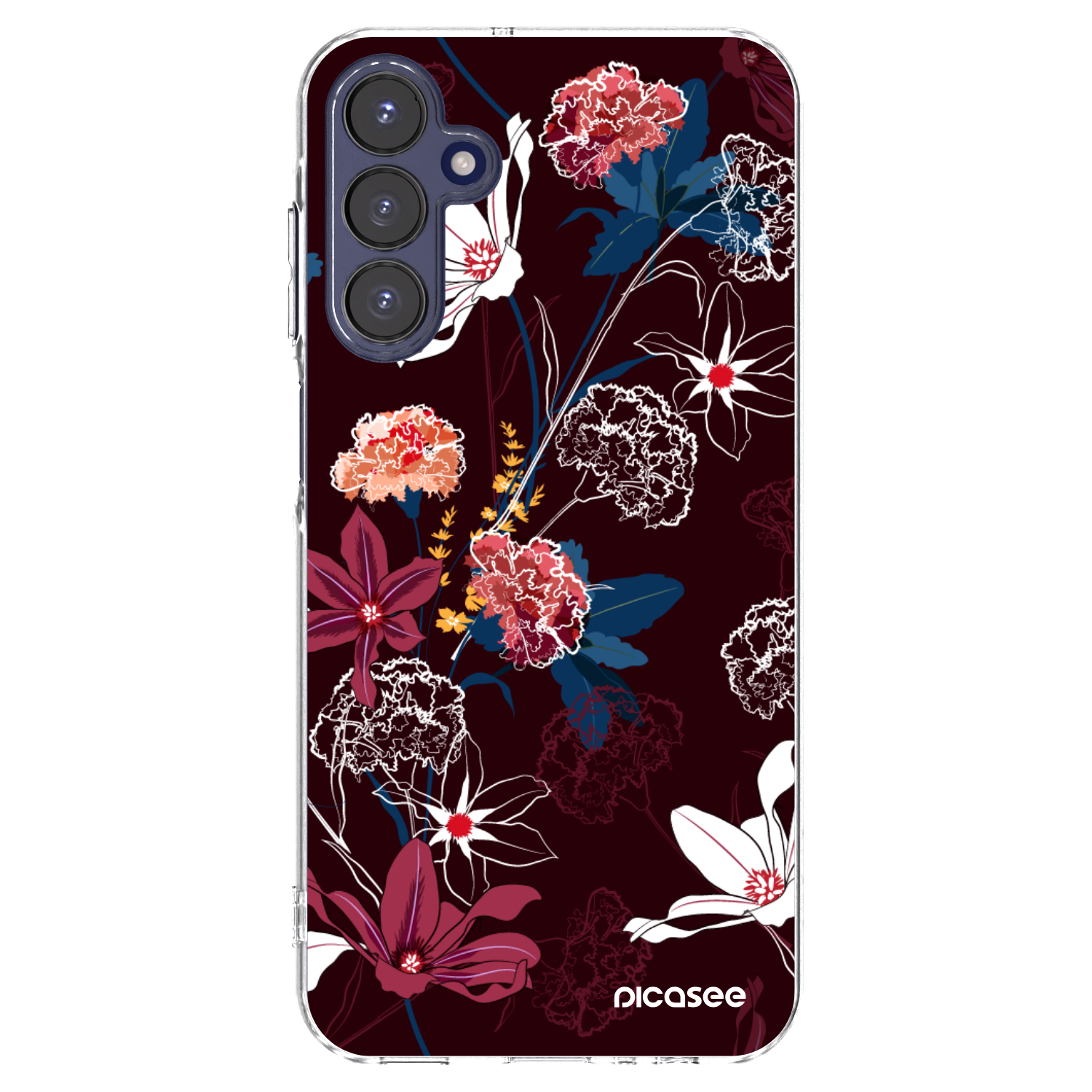 Picasee silikónový prehľadný obal pre Samsung Galaxy A15 A155F 4G - Dark Meadow