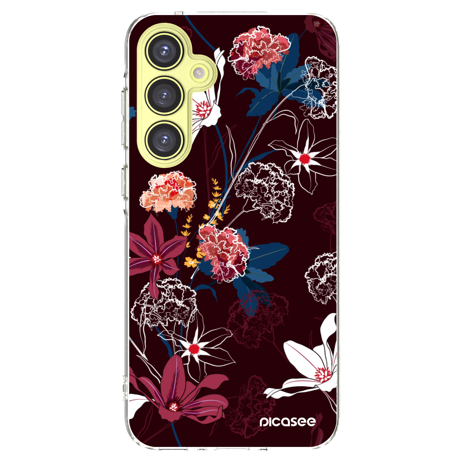 Picasee silikónový prehľadný obal pre Samsung Galaxy A35 5G A356B - Dark Meadow