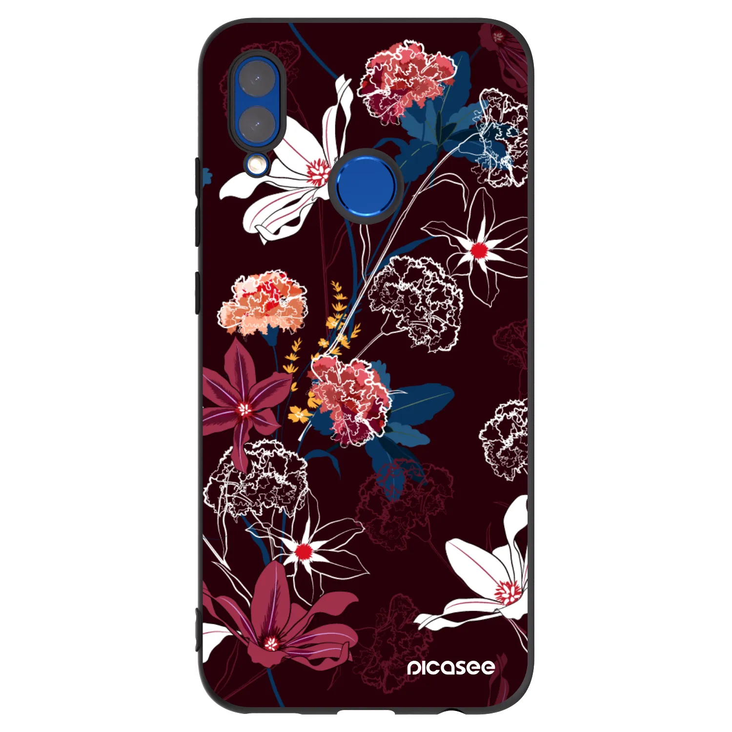 Picasee silikónový čierny obal pre Honor 10 Lite - Dark Meadow